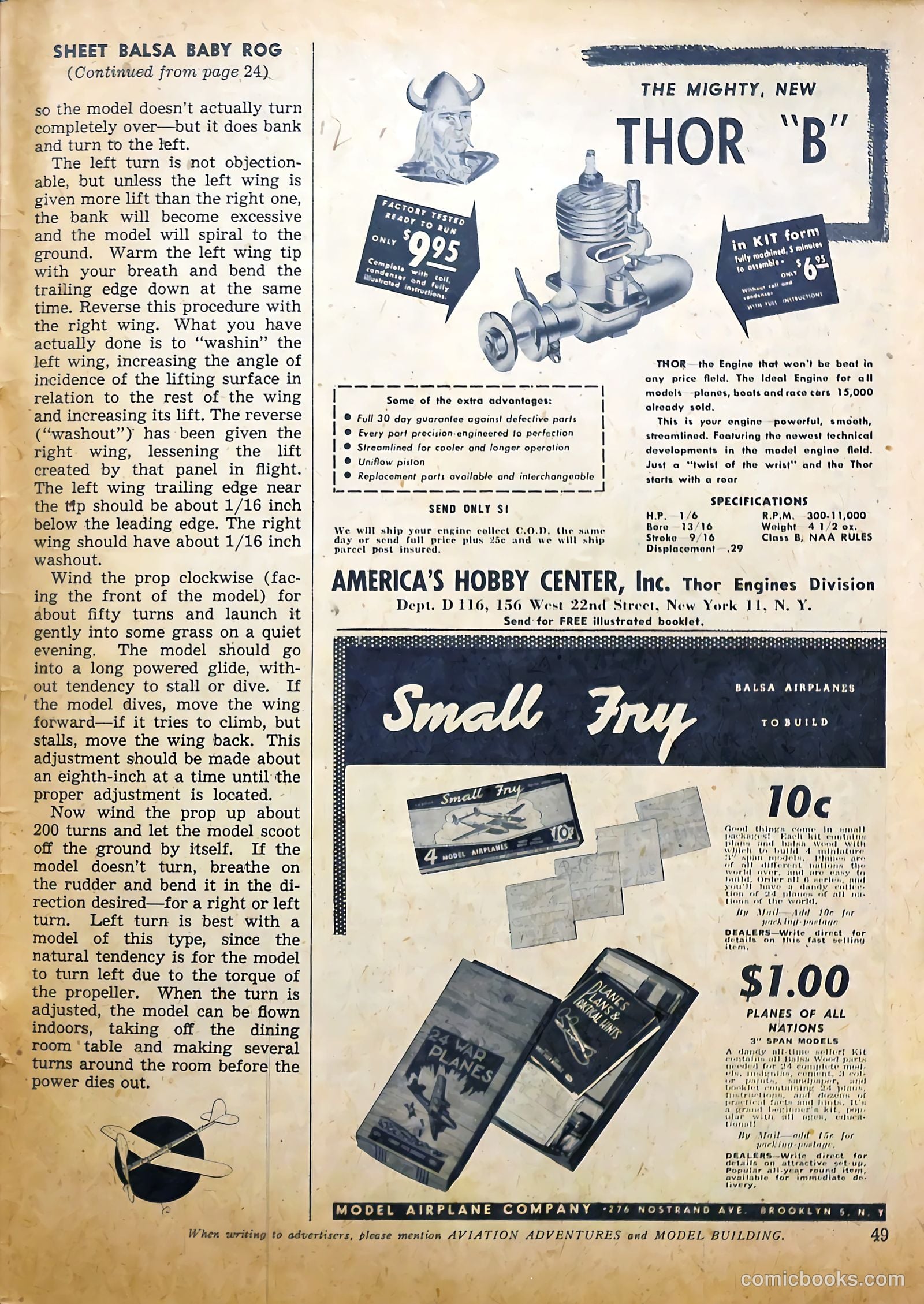 Aviation Adventures and Model Building #16 — page 48 of 51