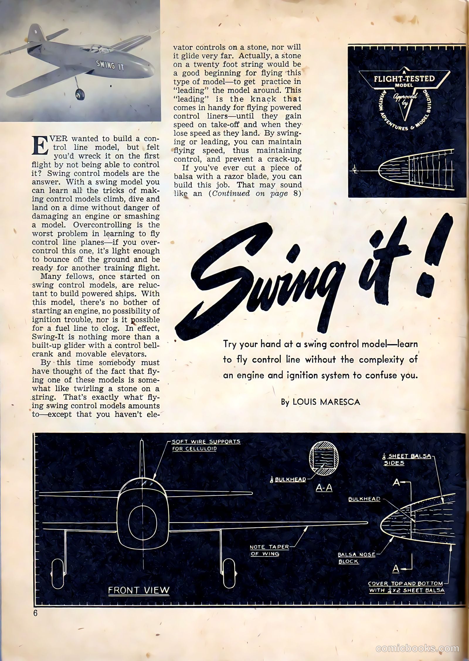 Aviation Adventures and Model Building #17 — page 6 of 60