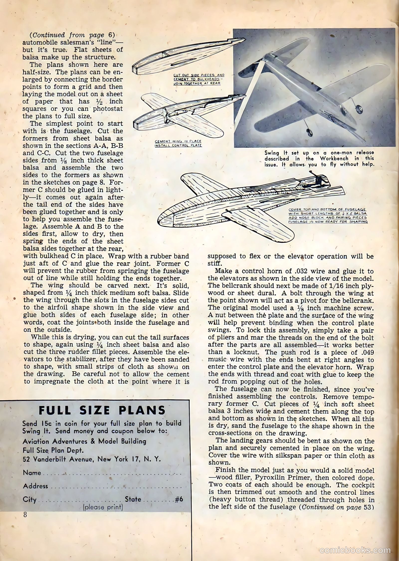 Aviation Adventures and Model Building #17 — page 8 of 60