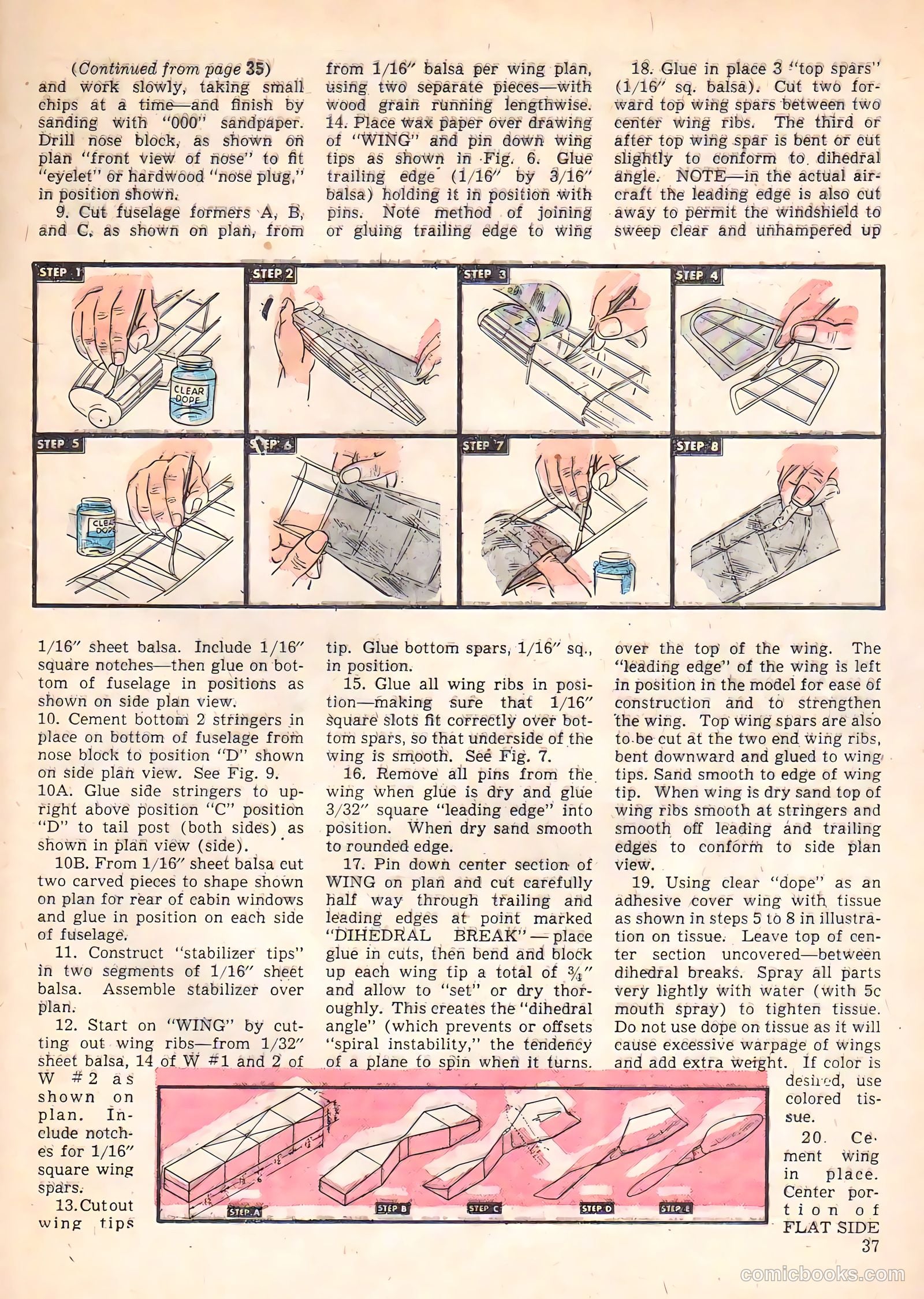 Aviation Adventures and Model Building #17 — page 37 of 60