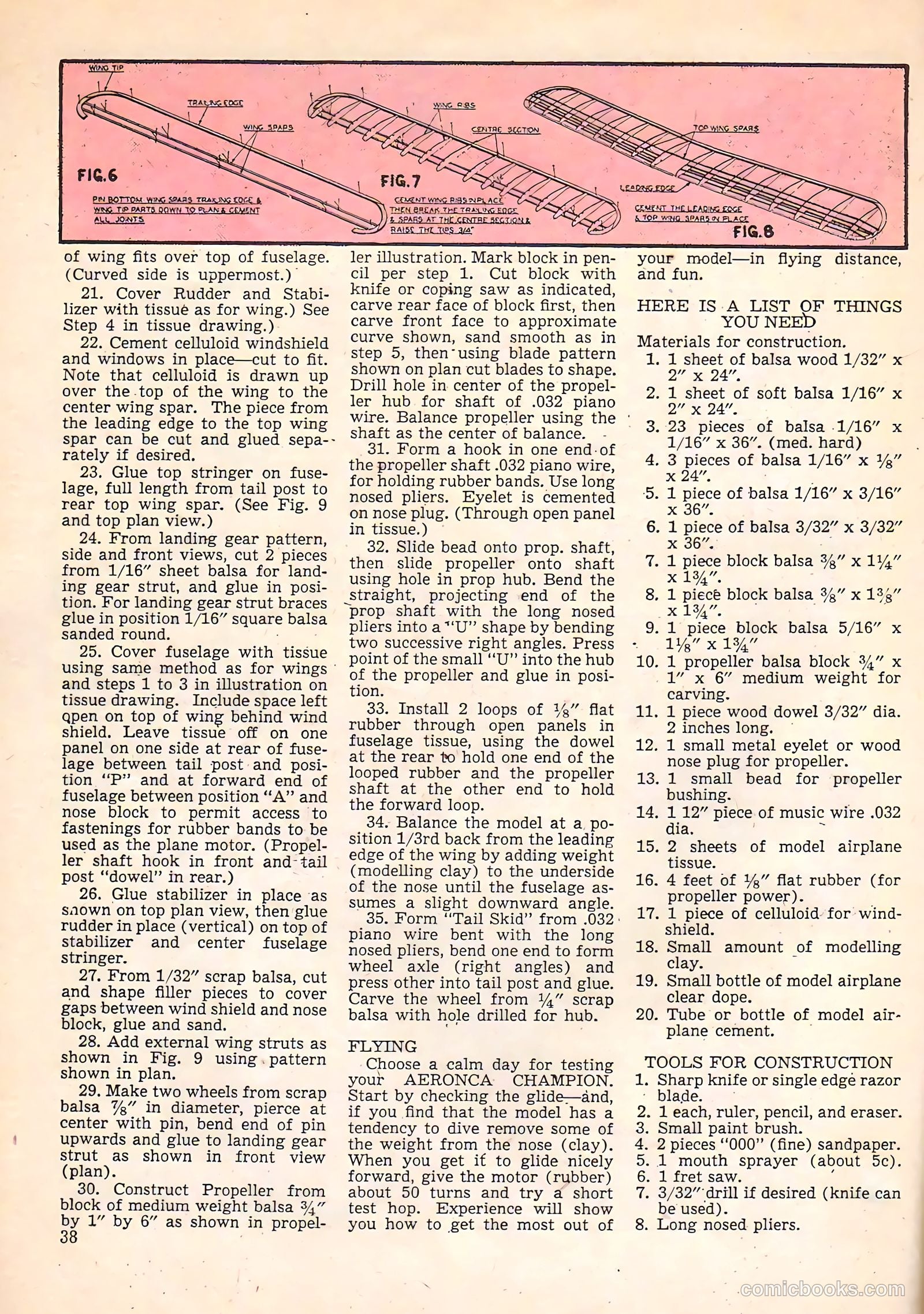 Aviation Adventures and Model Building #17 — page 38 of 60