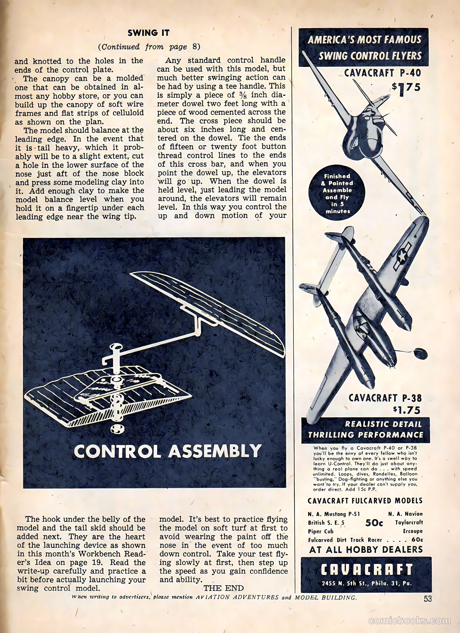 Aviation Adventures and Model Building #17 — page 53 of 60