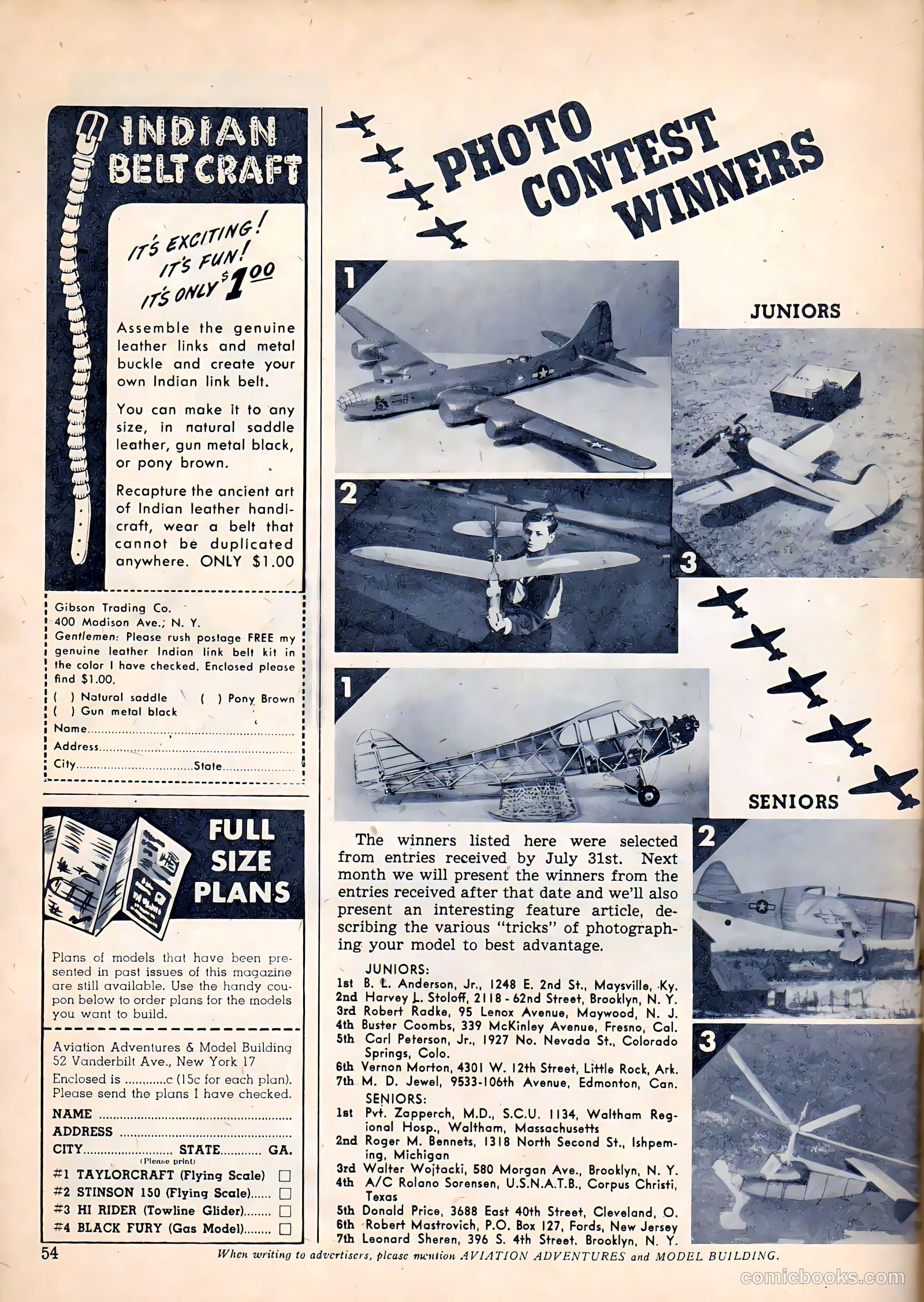 Aviation Adventures and Model Building #17 — page 54 of 60