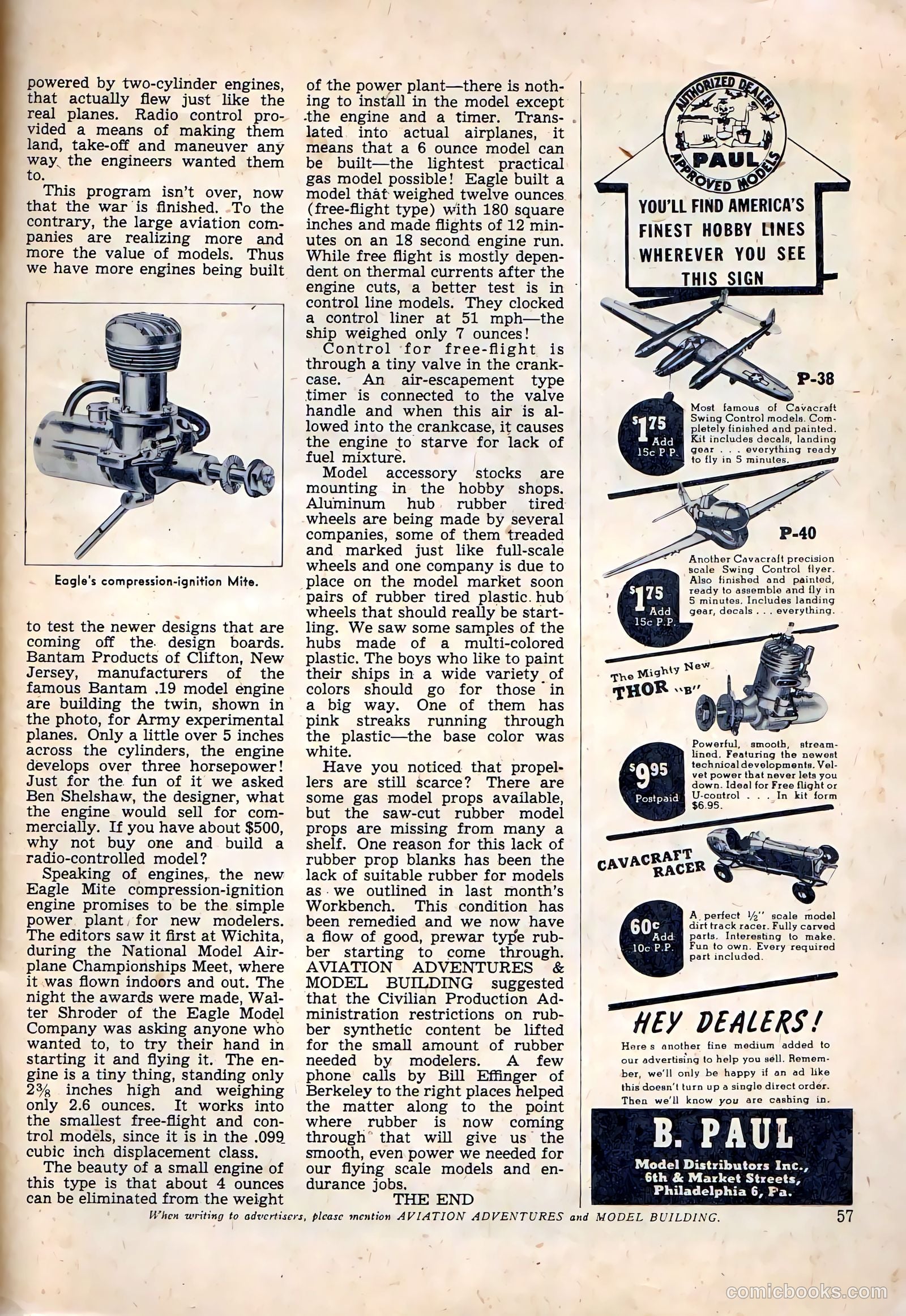 Aviation Adventures and Model Building #17 — page 57 of 60
