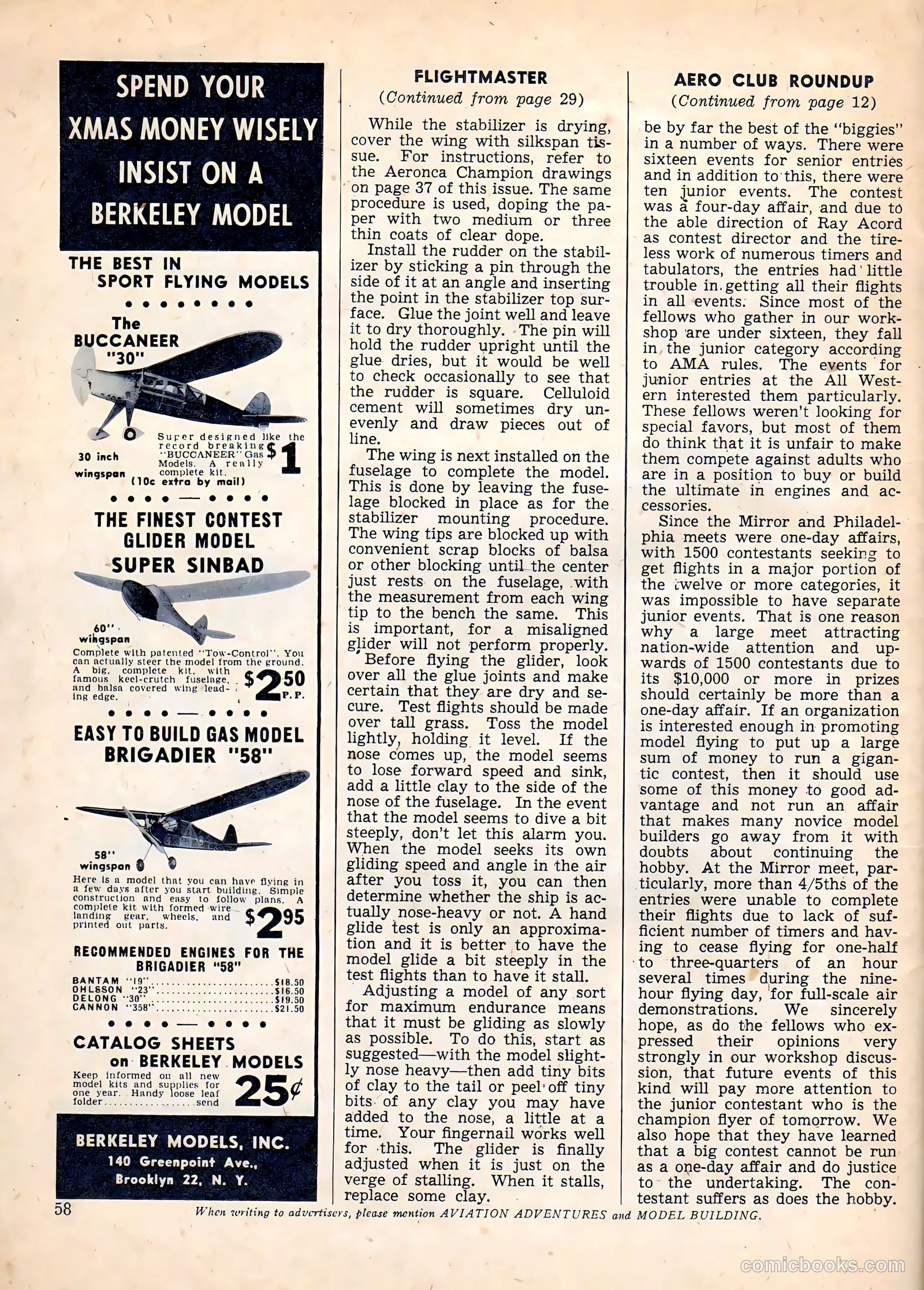 Aviation Adventures and Model Building #17 — page 58 of 60