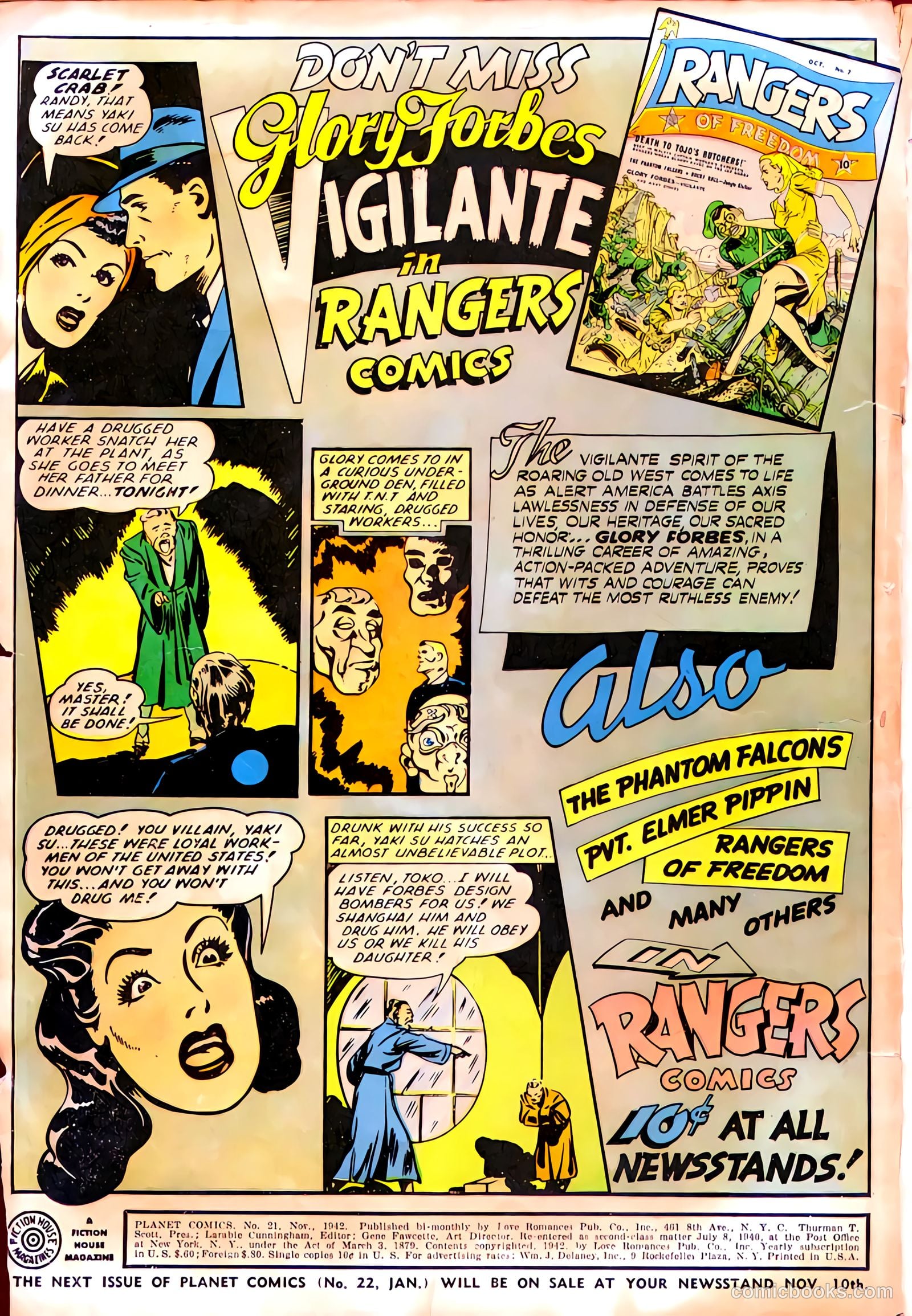 Planet Comics #21 — page 2 of 69