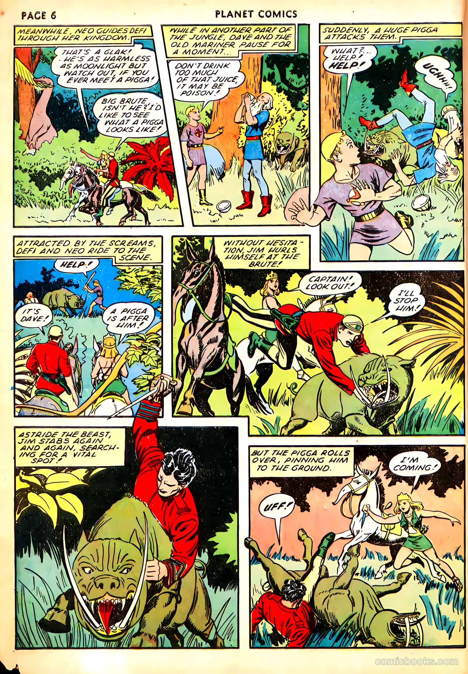 Planet Comics #21 — page 8 of 69