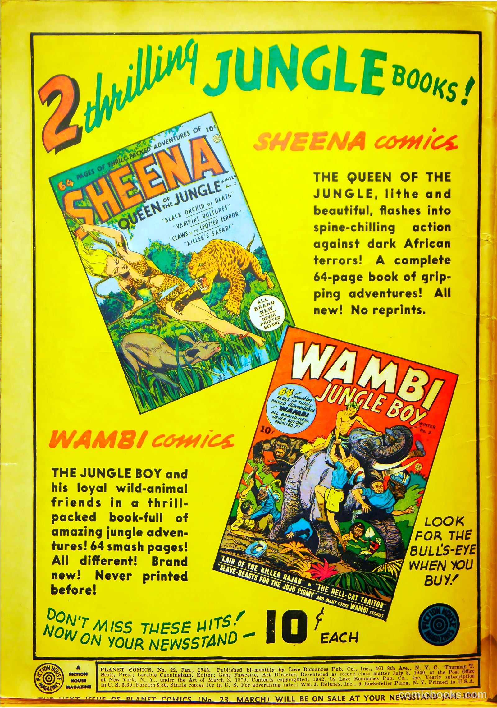 Planet Comics #22 — page 2 of 68