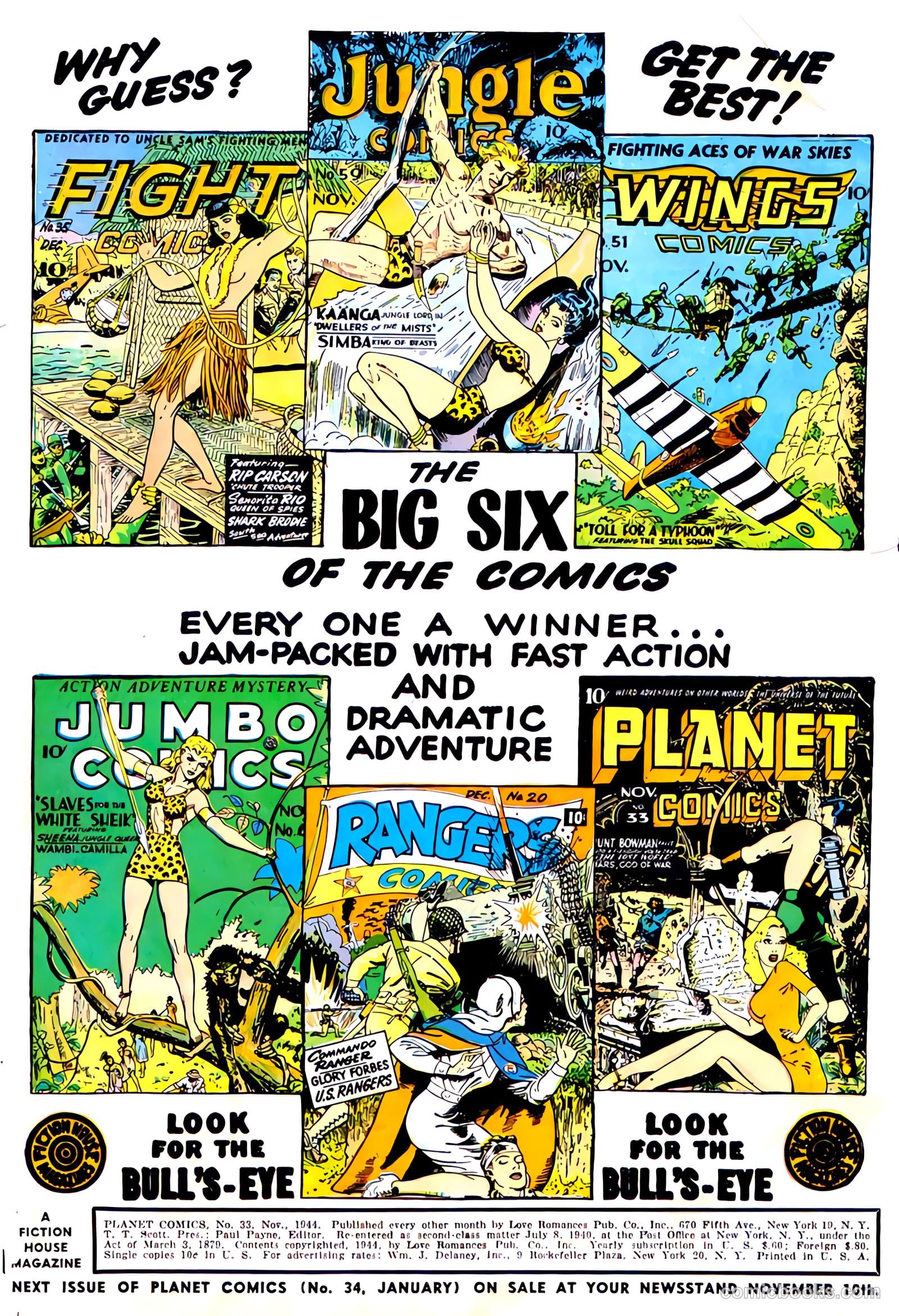 Planet Comics #33 — page 2 of 52