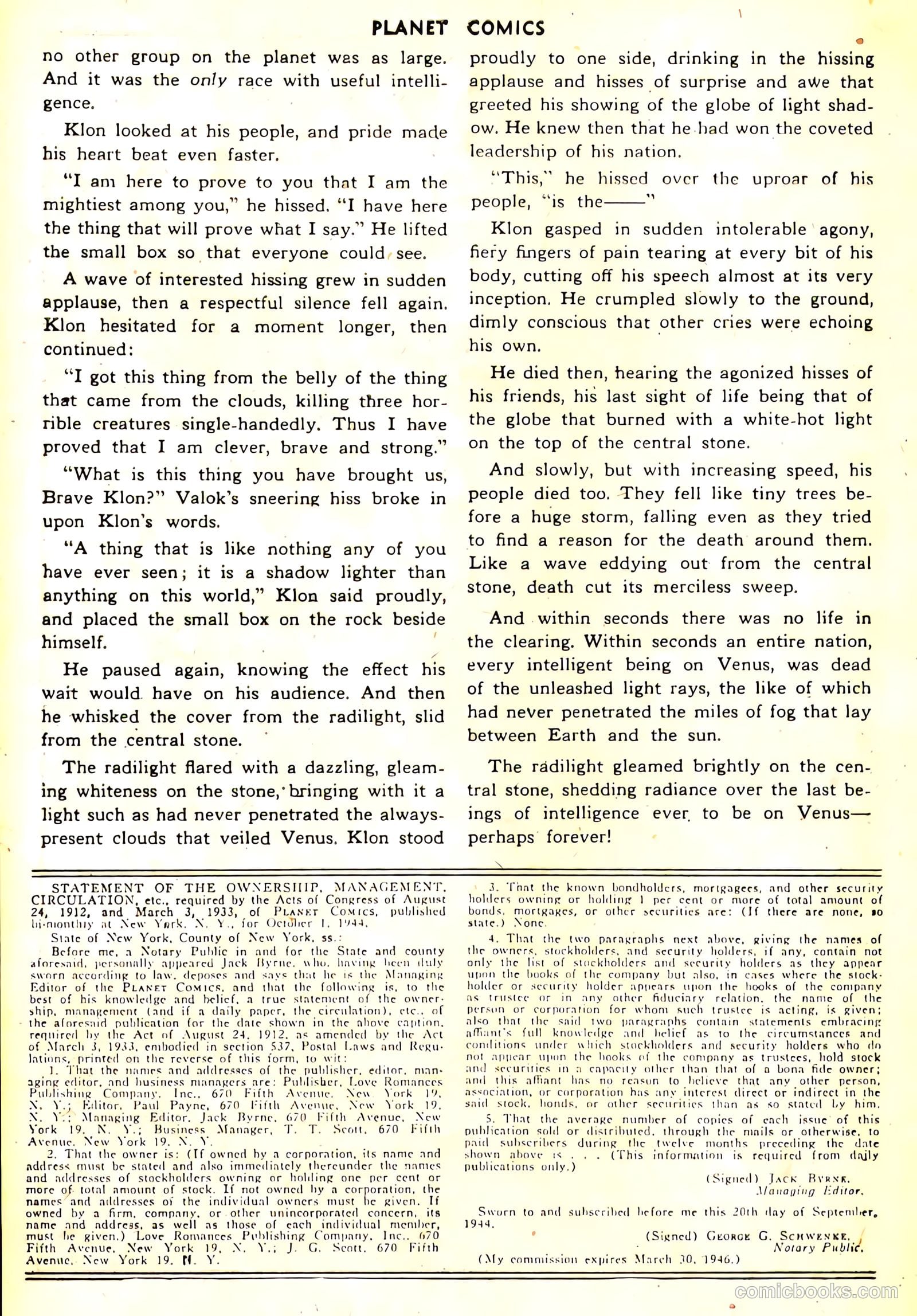 Planet Comics #35 — page 42 of 52