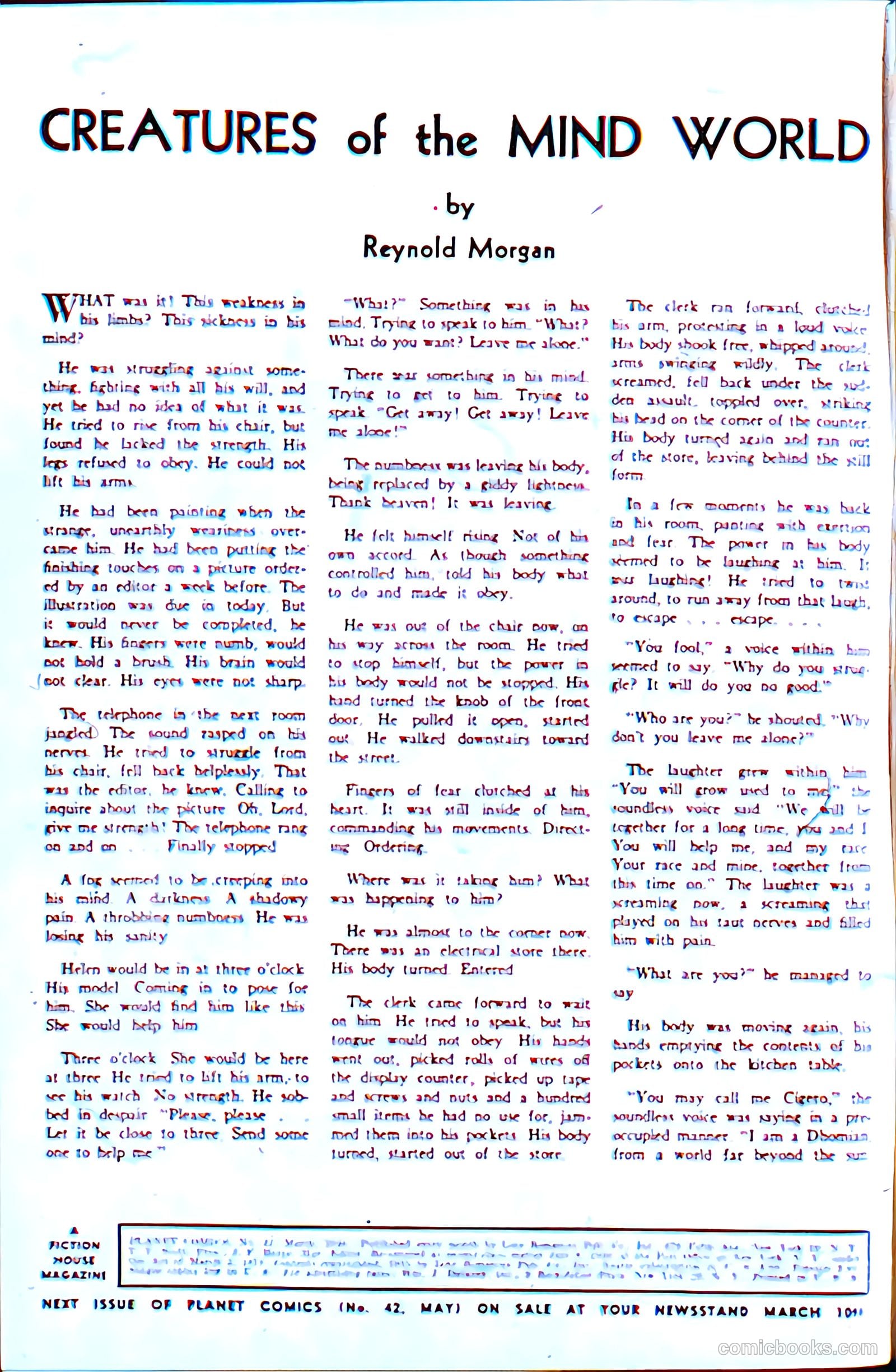 Planet Comics #41 — page 2 of 52