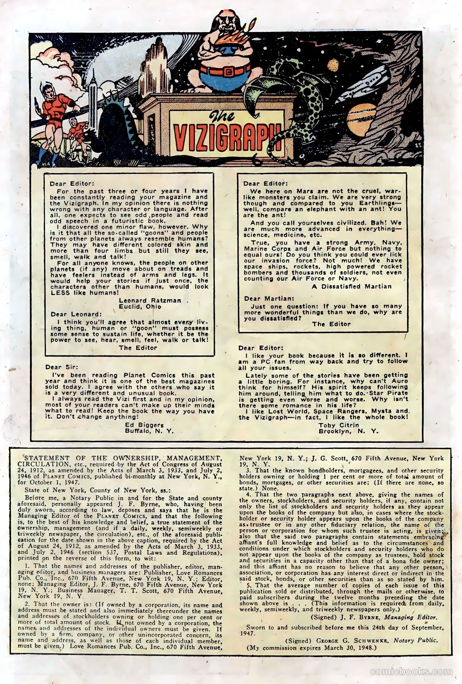 Planet Comics #53 — page 36 of 52