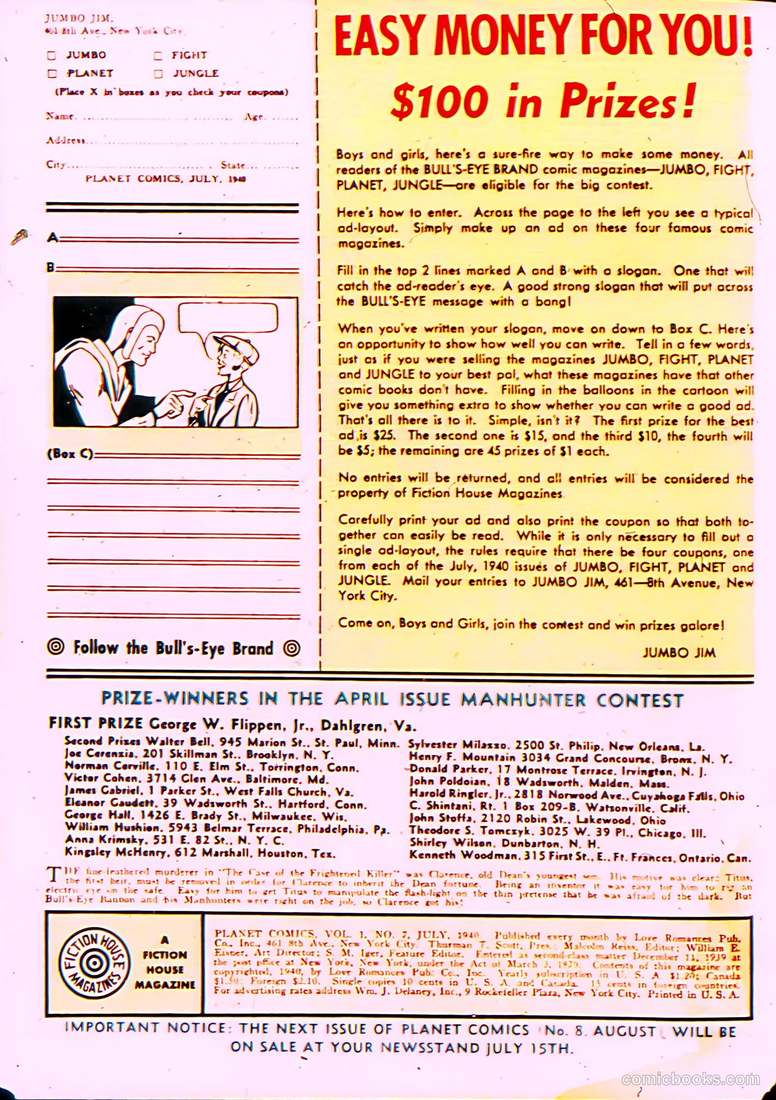 Planet Comics #7 — page 3 of 69