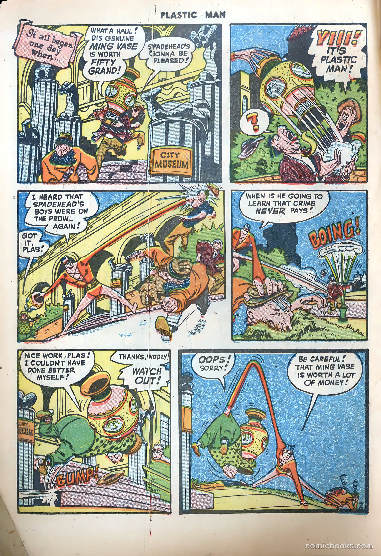 Plastic Man #12 — page 4 of 52