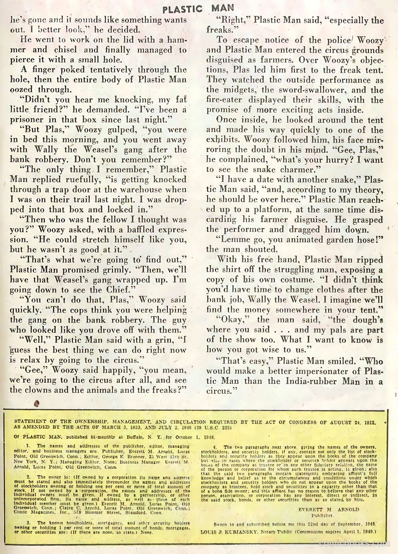 Plastic Man #16 — page 36 of 53