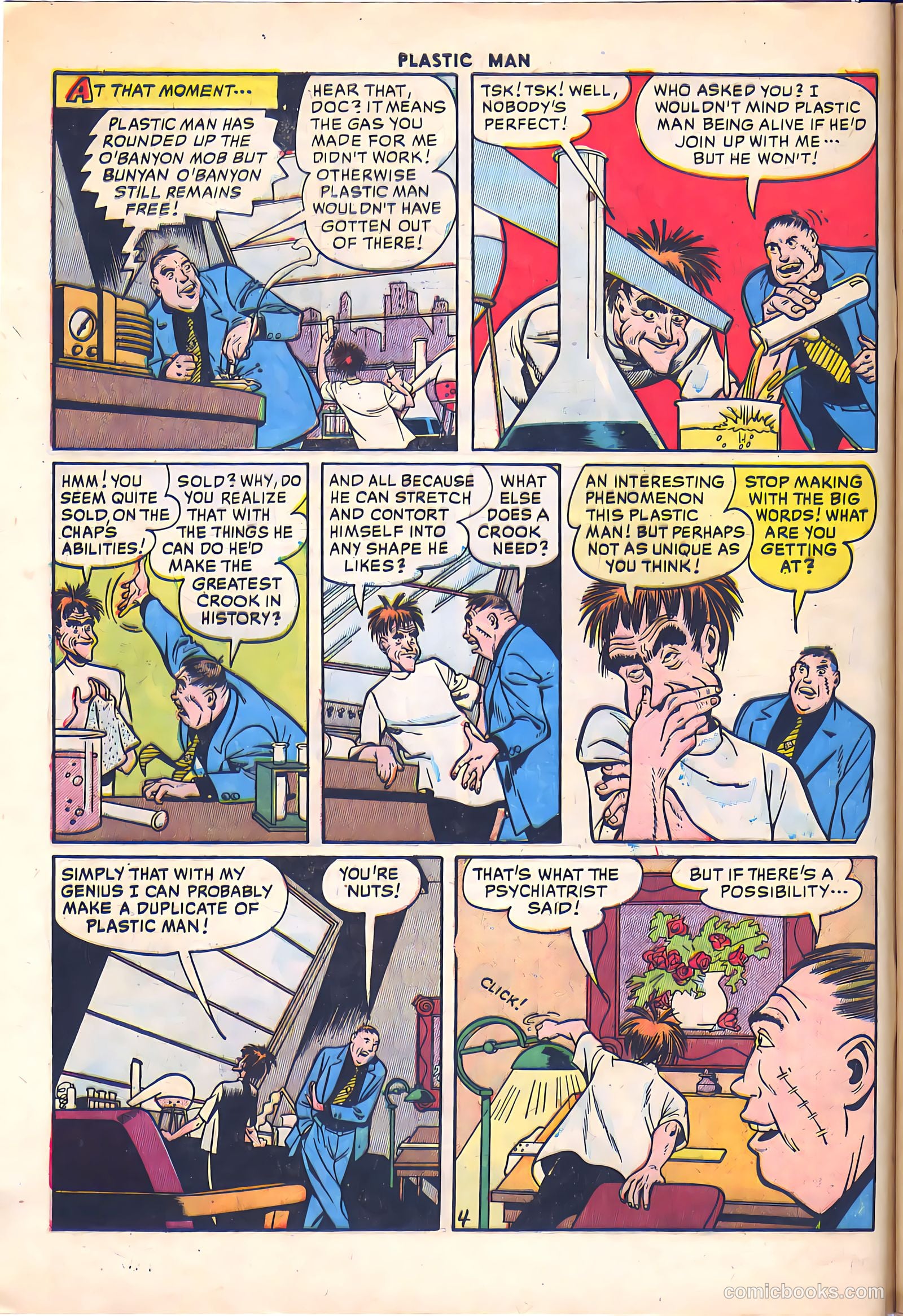Plastic Man #26 — page 6 of 52