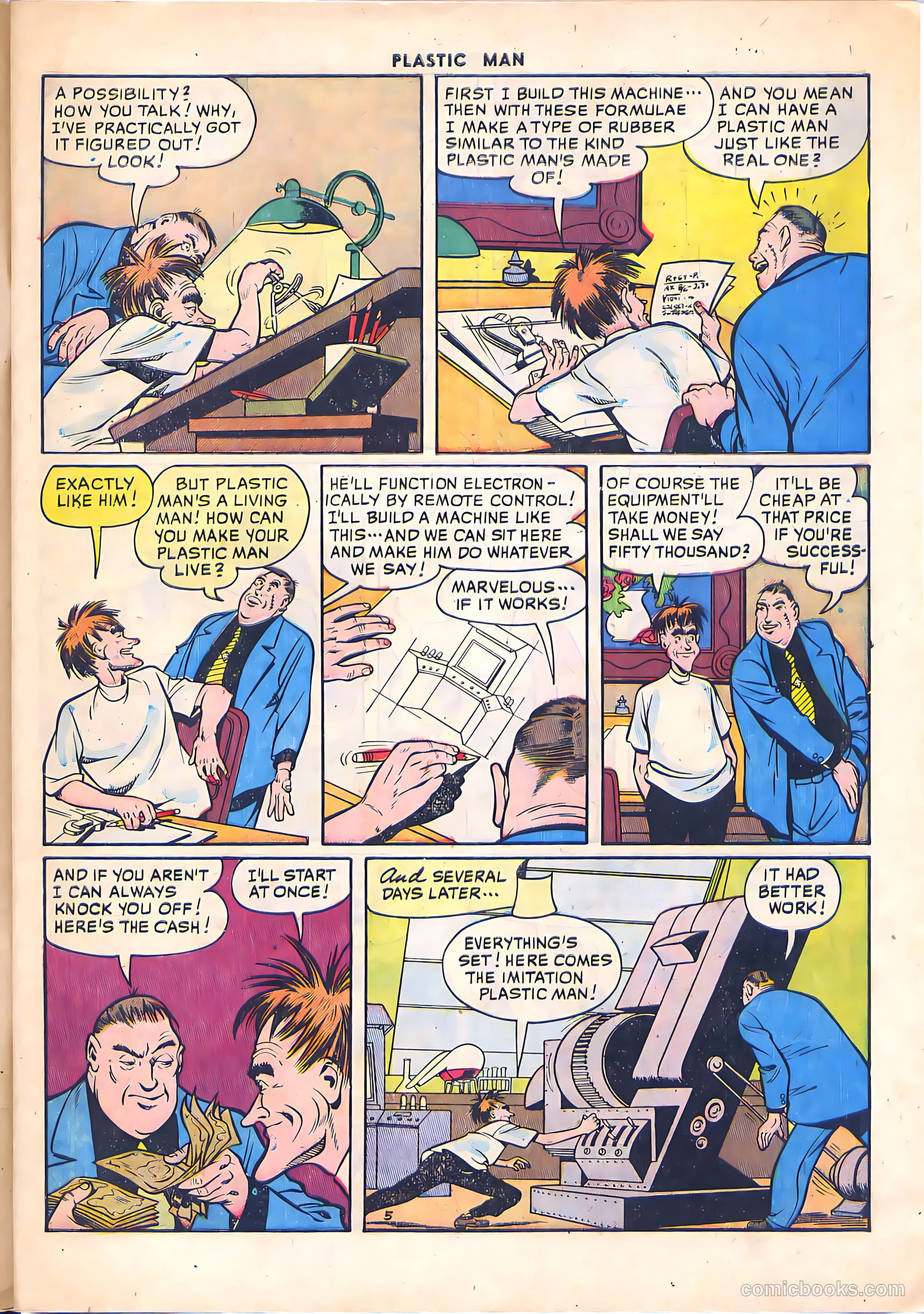 Plastic Man #26 — page 7 of 52
