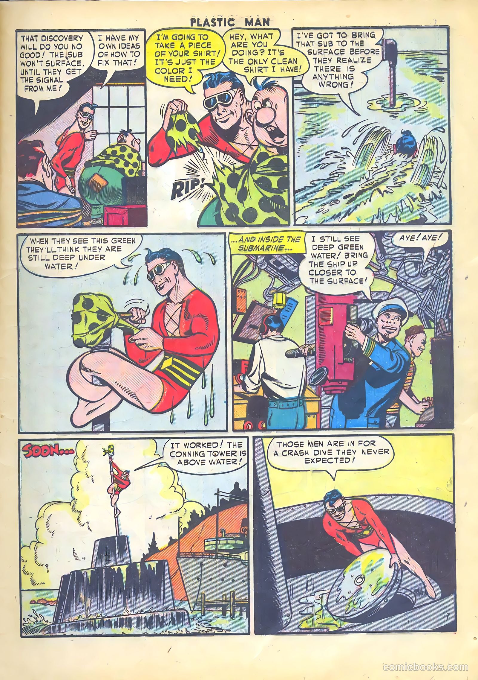 Plastic Man #34 — page 9 of 36