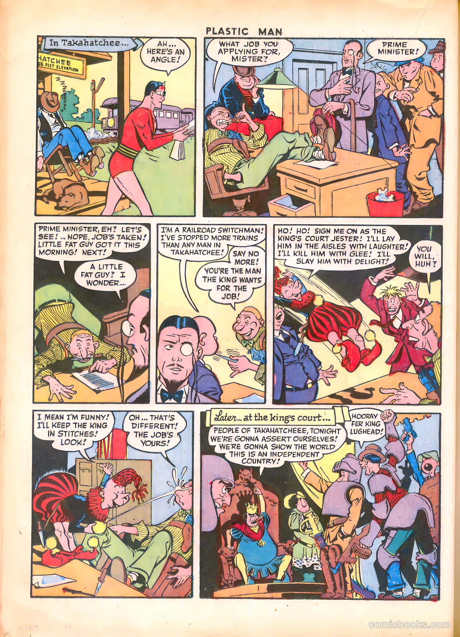Plastic Man #4 — page 20 of 52