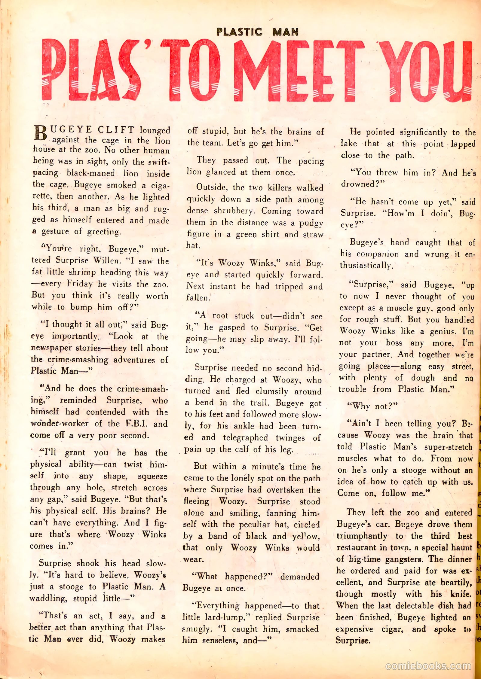 Plastic Man #4 — page 34 of 52