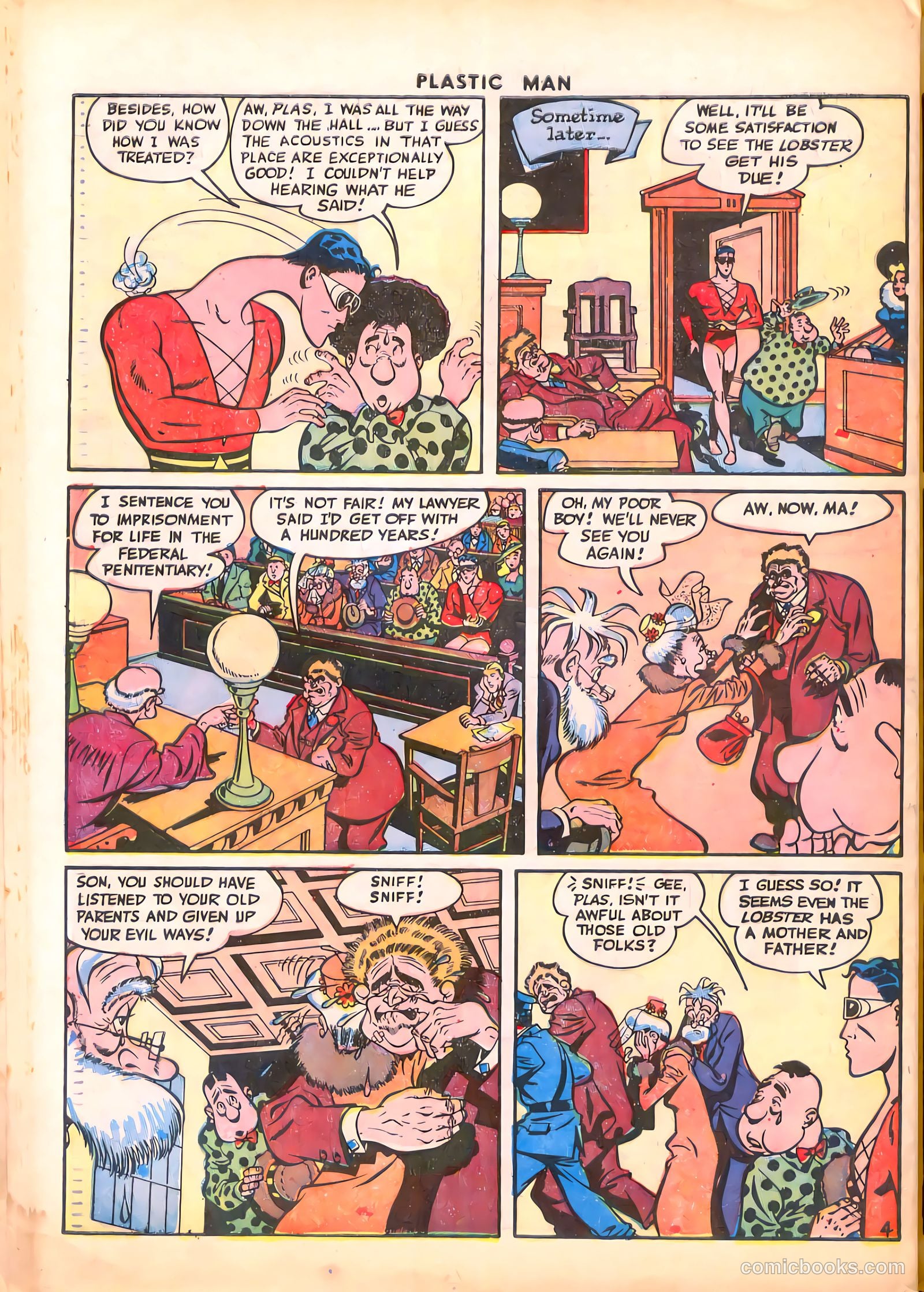 Plastic Man #4 — page 40 of 52