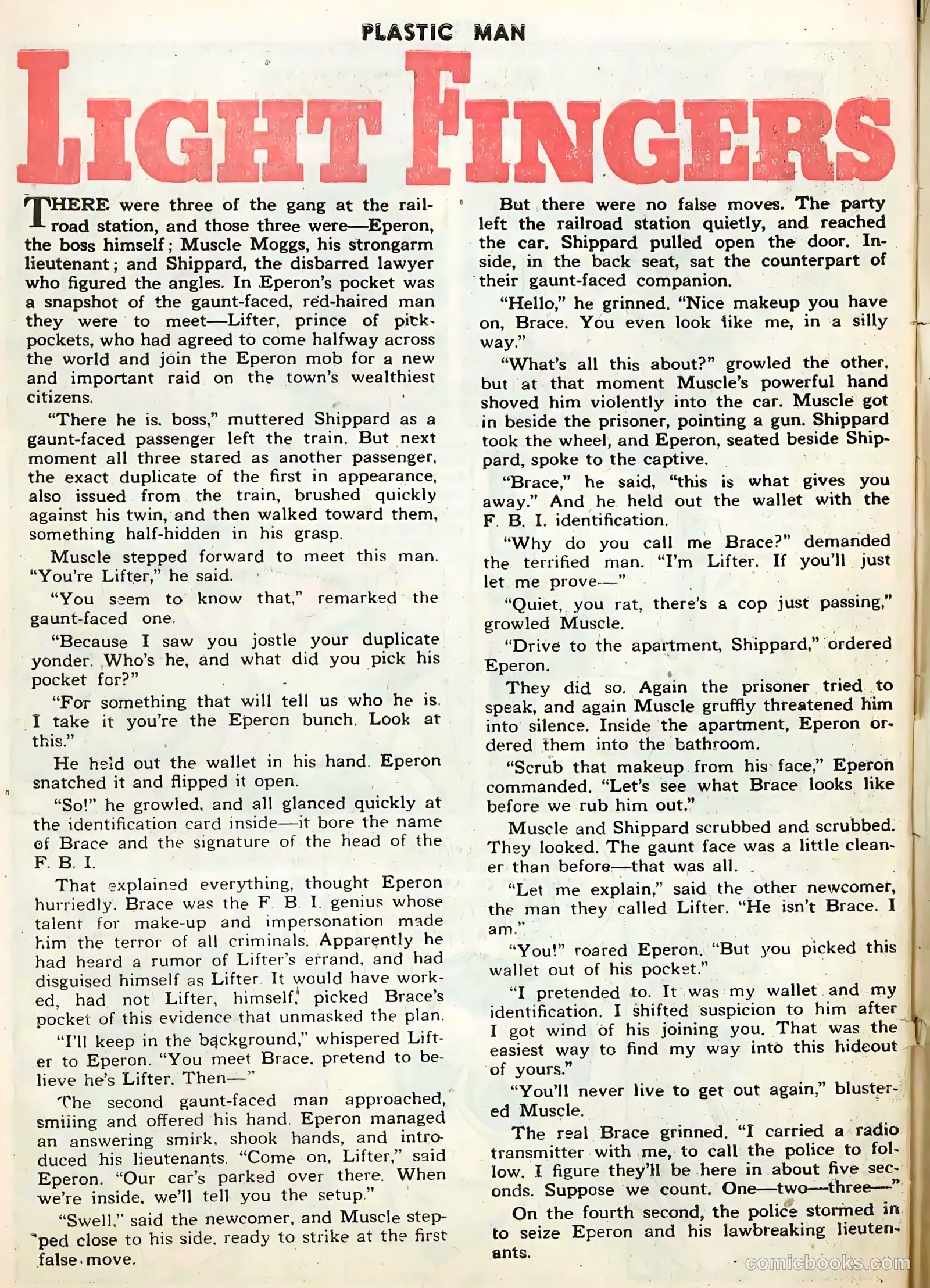 Plastic Man #56 — page 32 of 36
