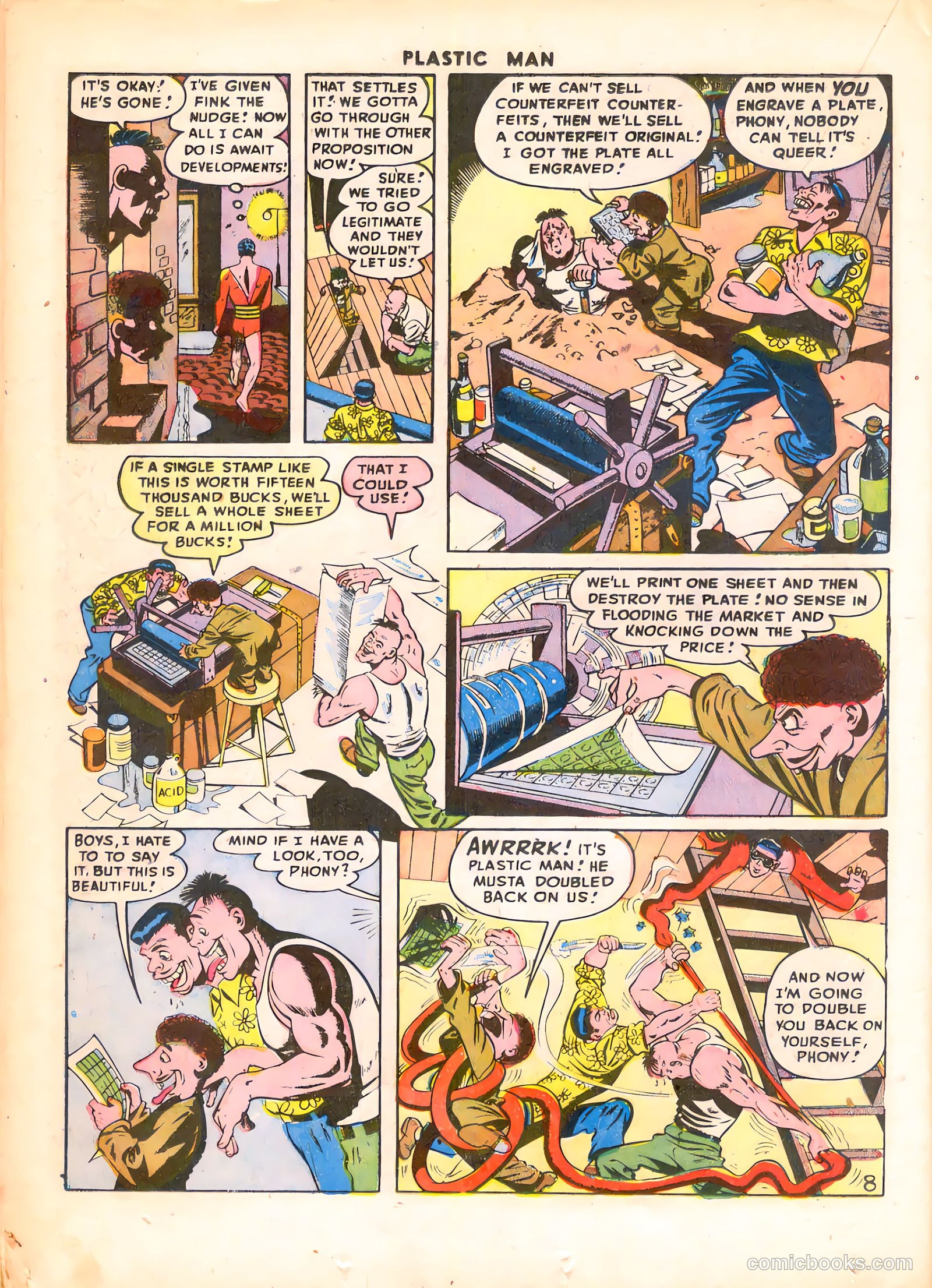 Plastic Man #9 — page 22 of 52