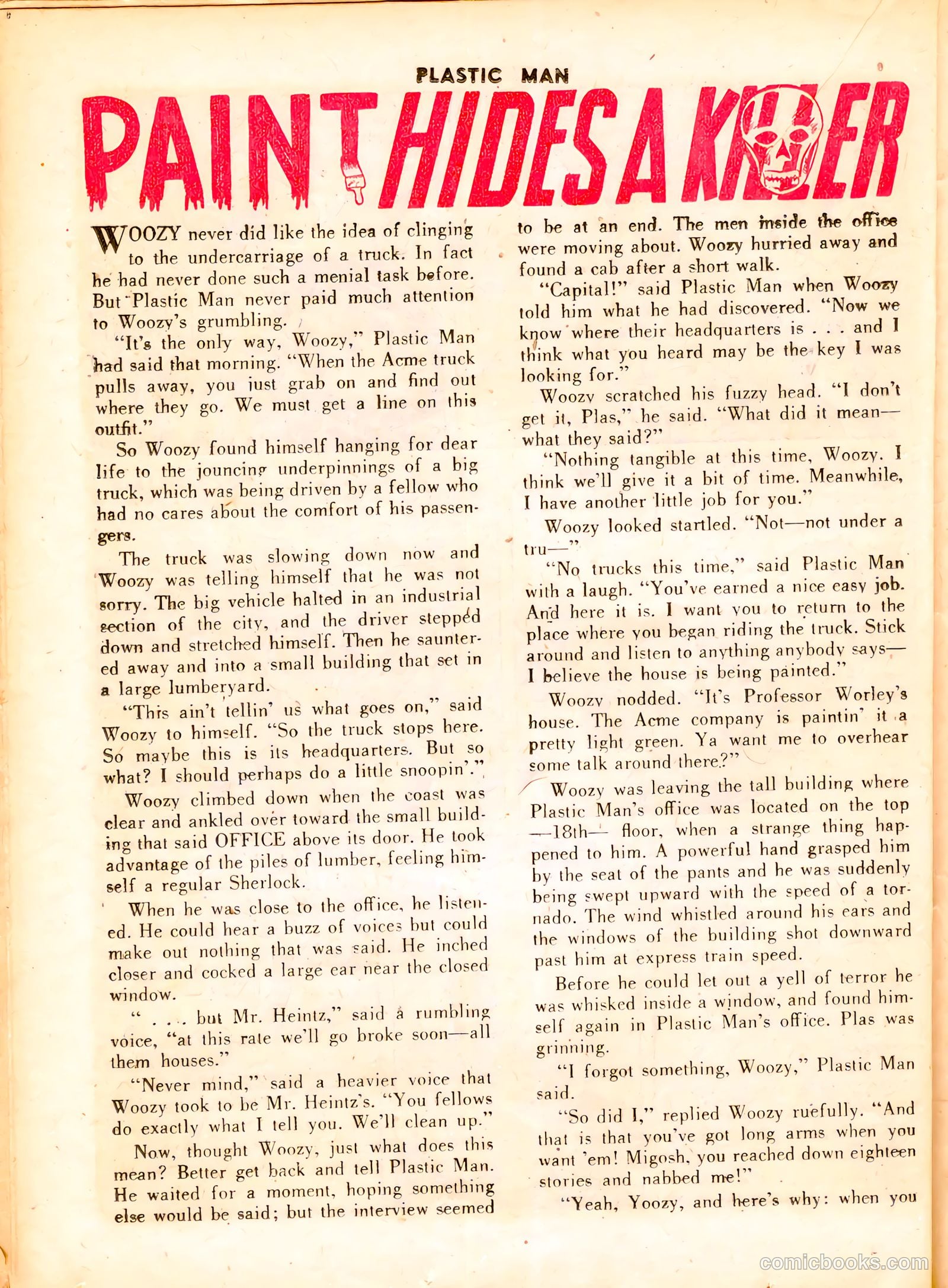 Plastic Man #9 — page 34 of 52