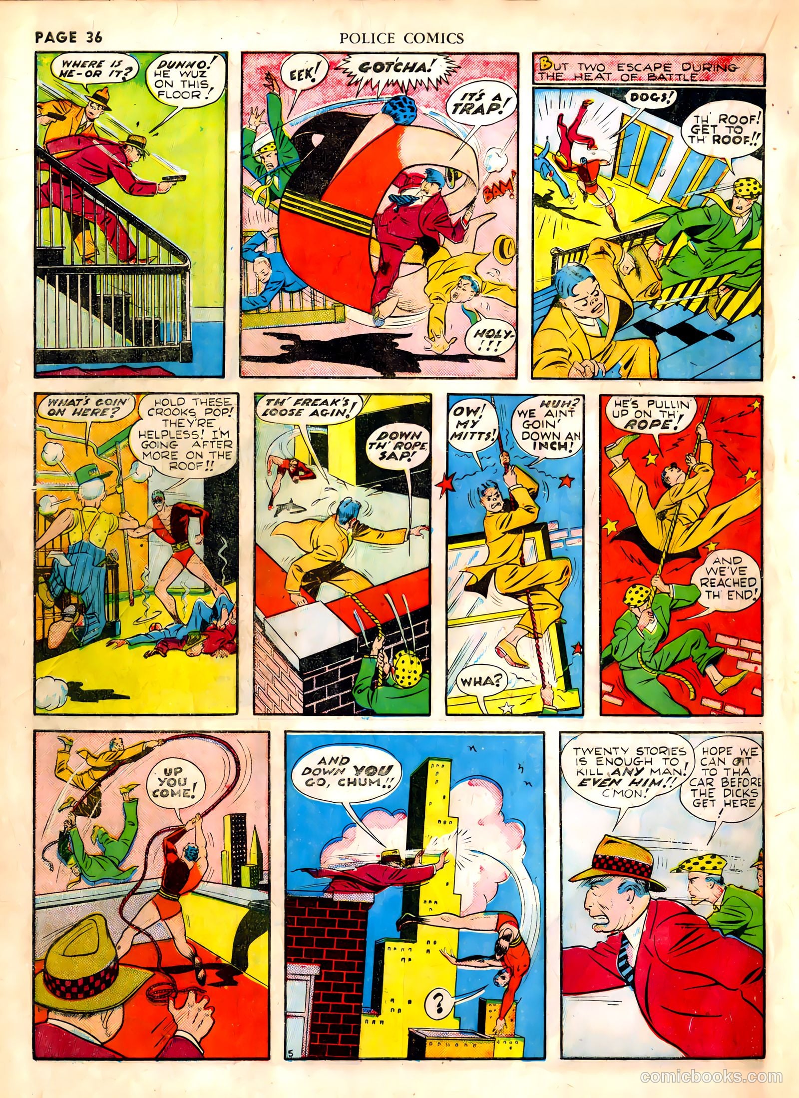 Police Comics #1 — page 38 of 68