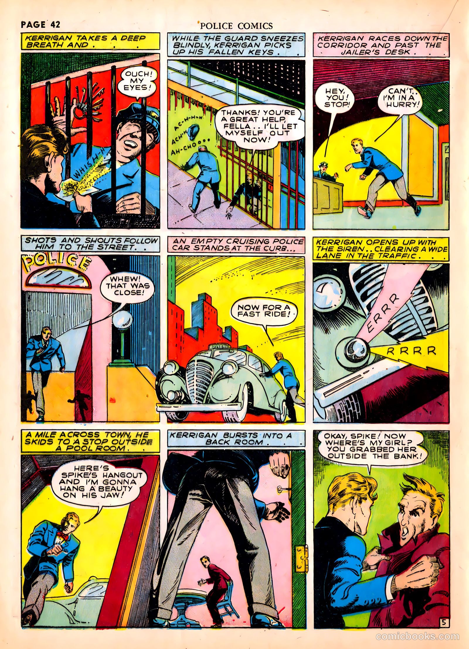 Police Comics #1 — page 44 of 68
