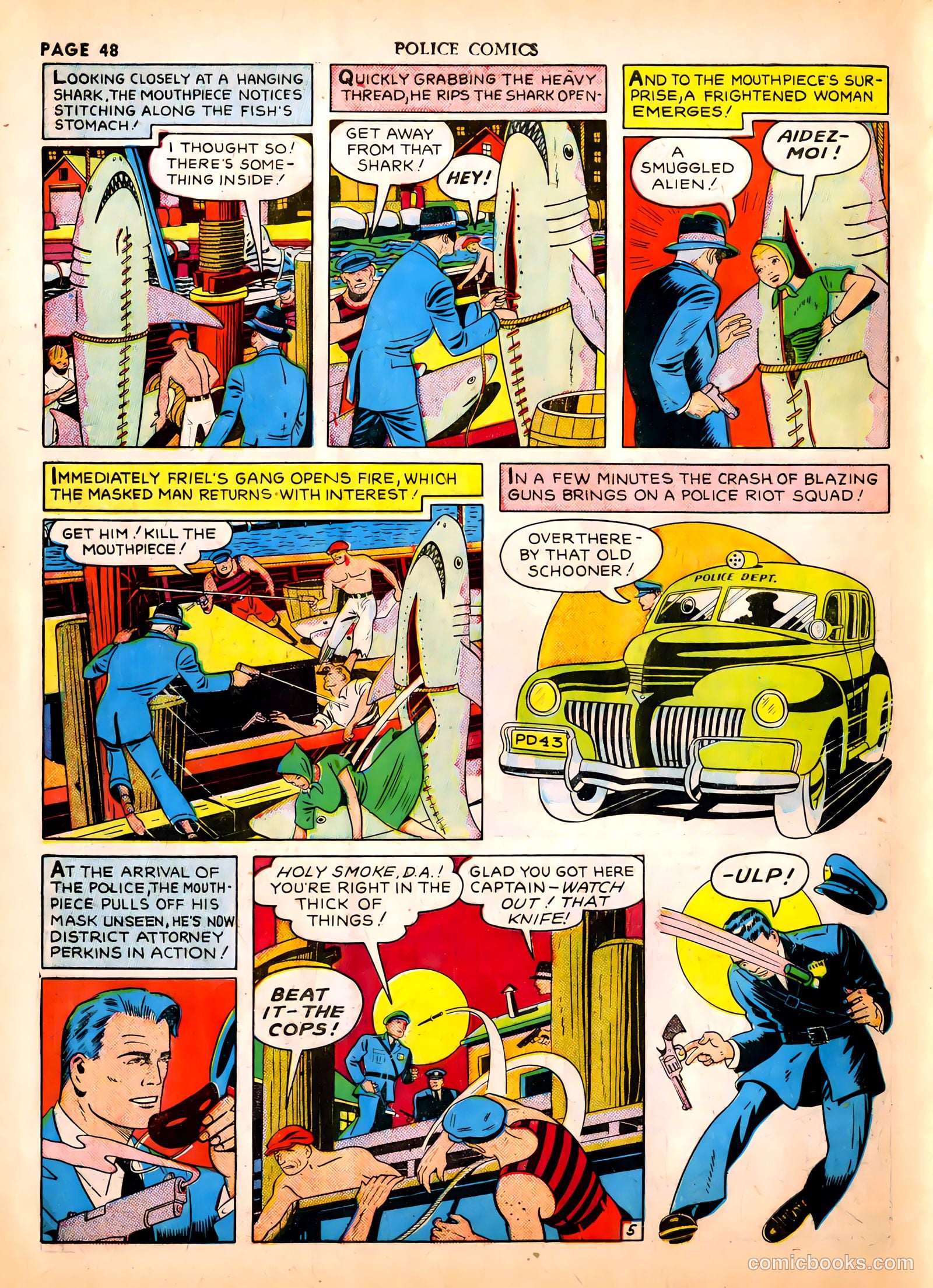 Police Comics #1 — page 50 of 68