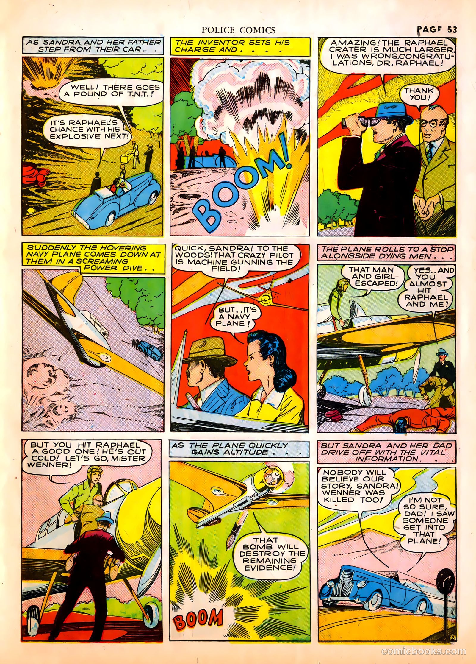 Police Comics #1 — page 55 of 68