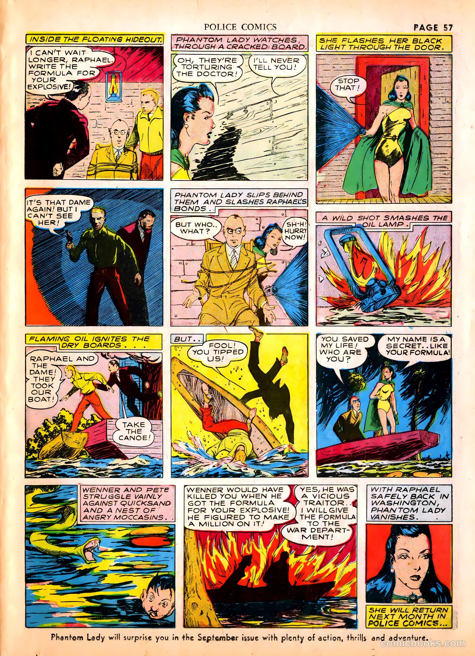 Police Comics #1 — page 59 of 68