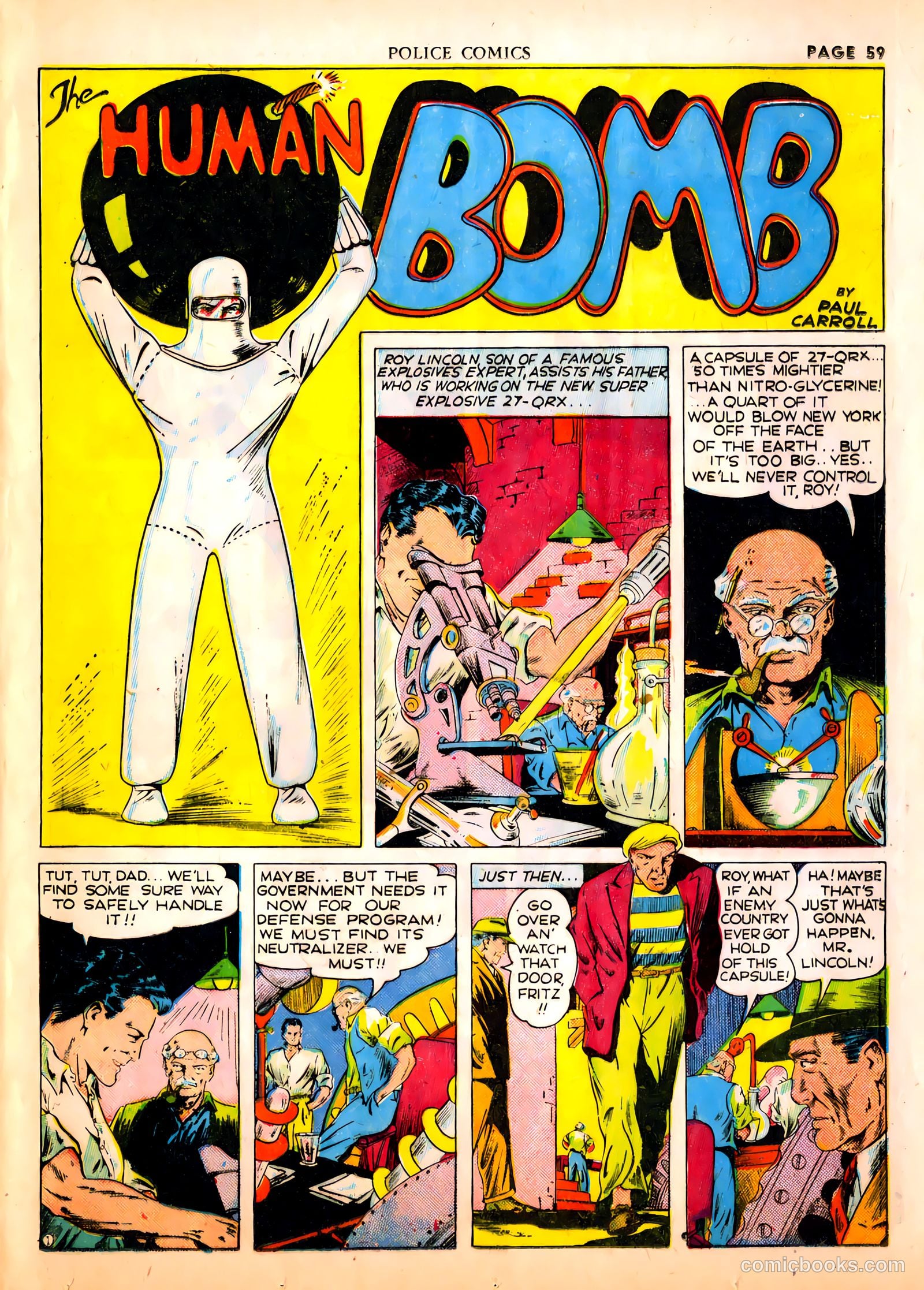 Police Comics #1 — page 61 of 68