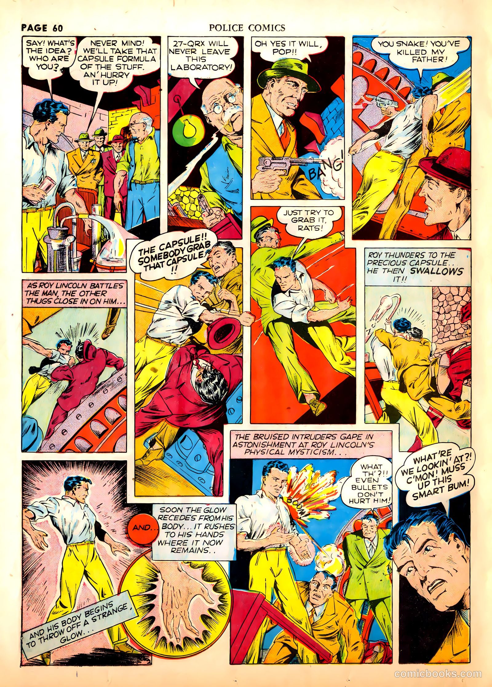 Police Comics #1 — page 62 of 68
