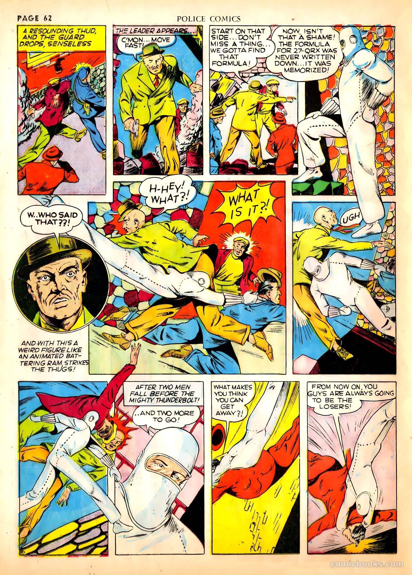 Police Comics #1 — page 64 of 68