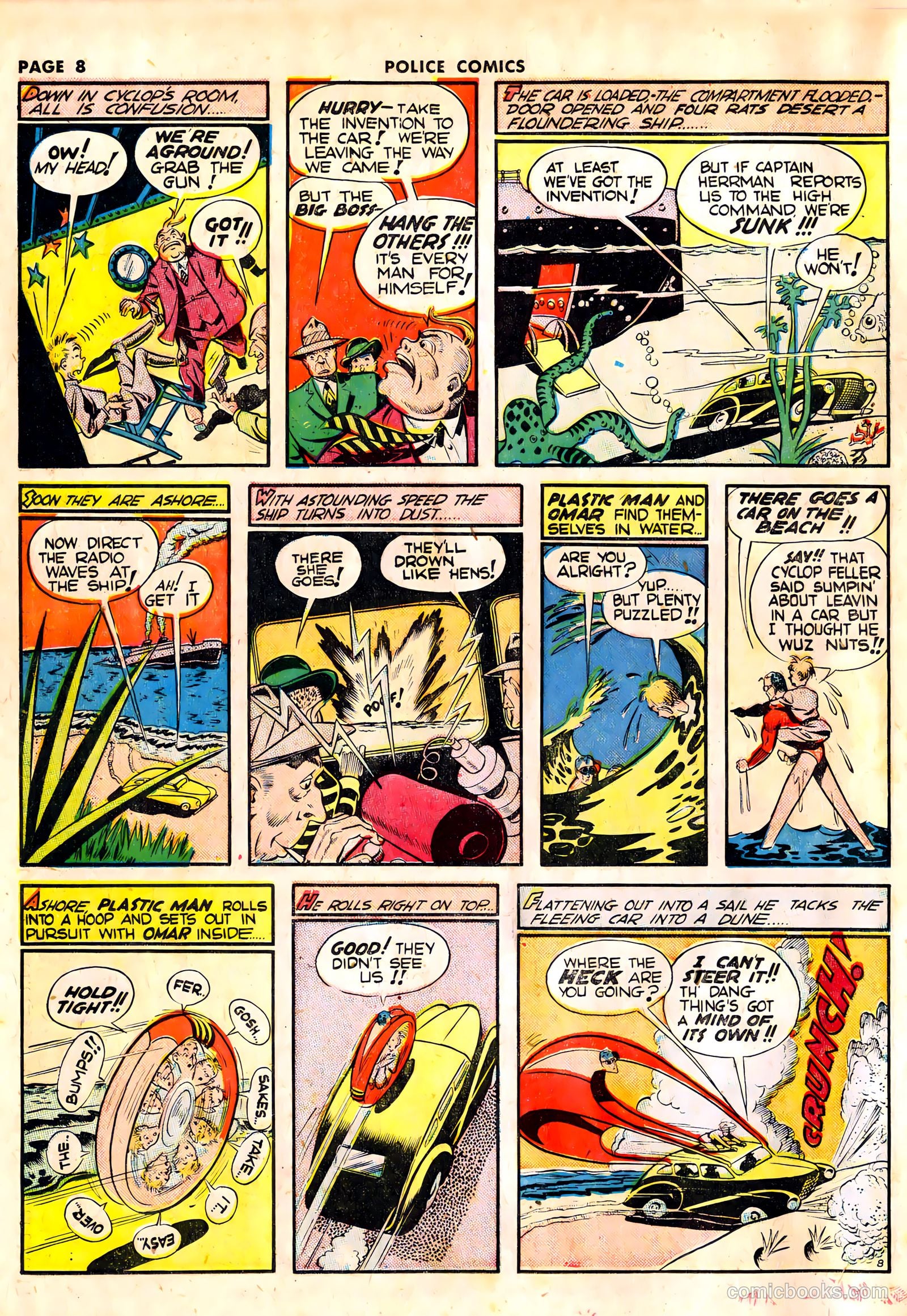 Police Comics #10 — page 10 of 68