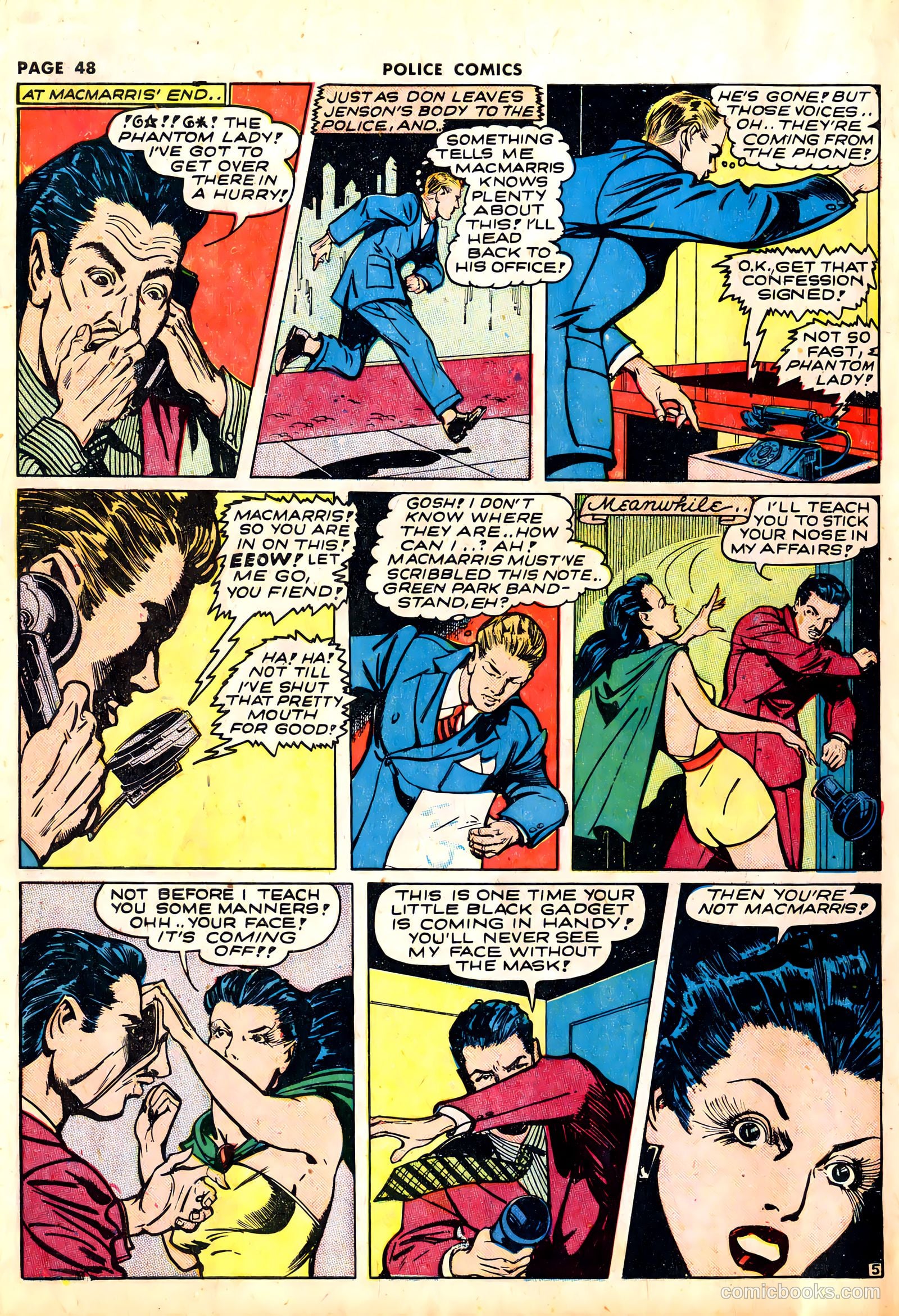 Police Comics #10 — page 50 of 68