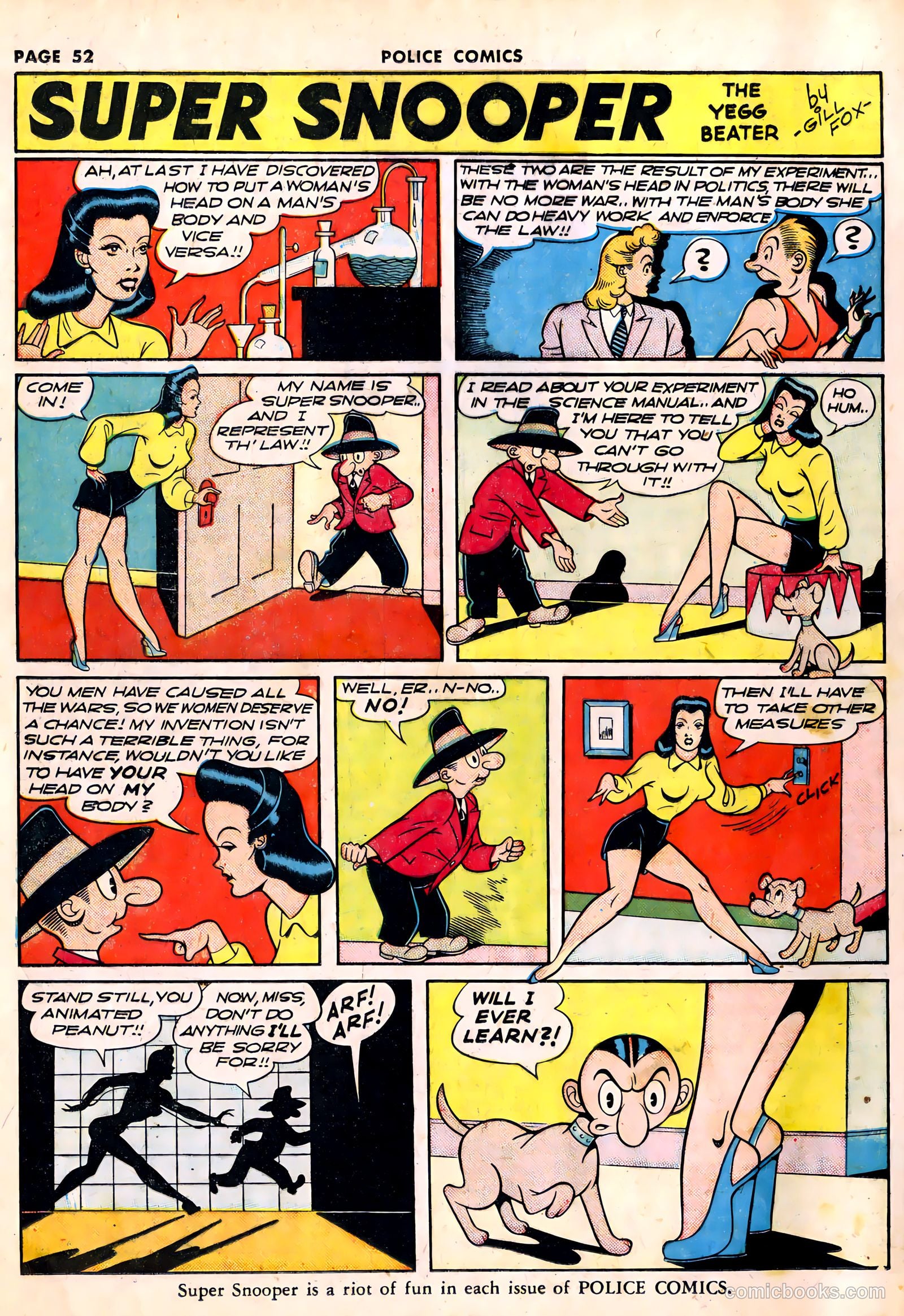 Police Comics #10 — page 54 of 68