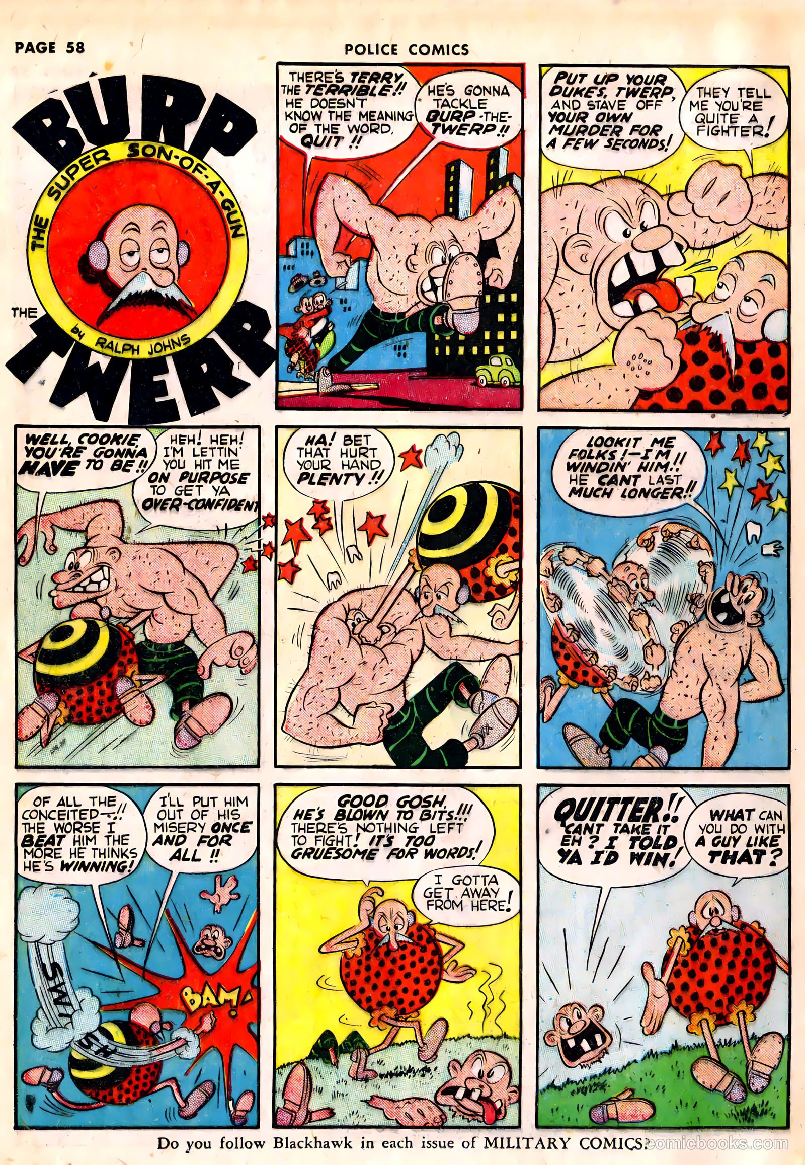 Police Comics #10 — page 60 of 68