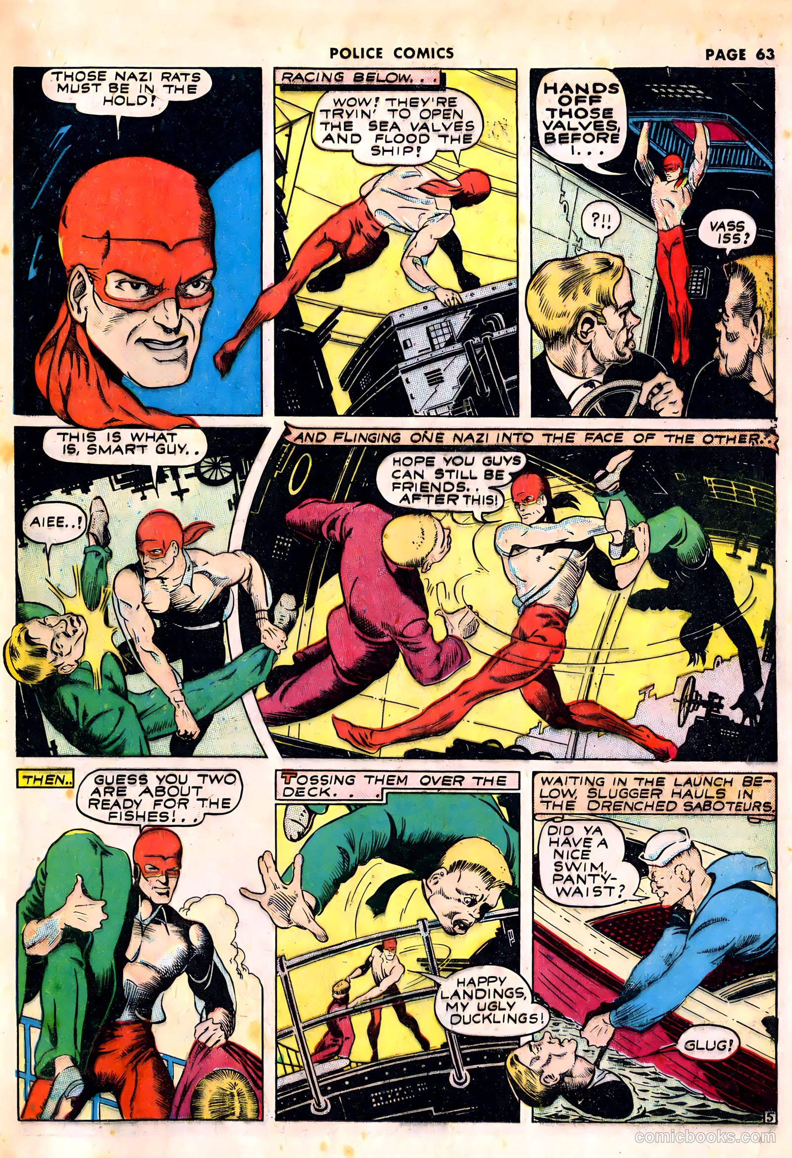 Police Comics #10 — page 65 of 68