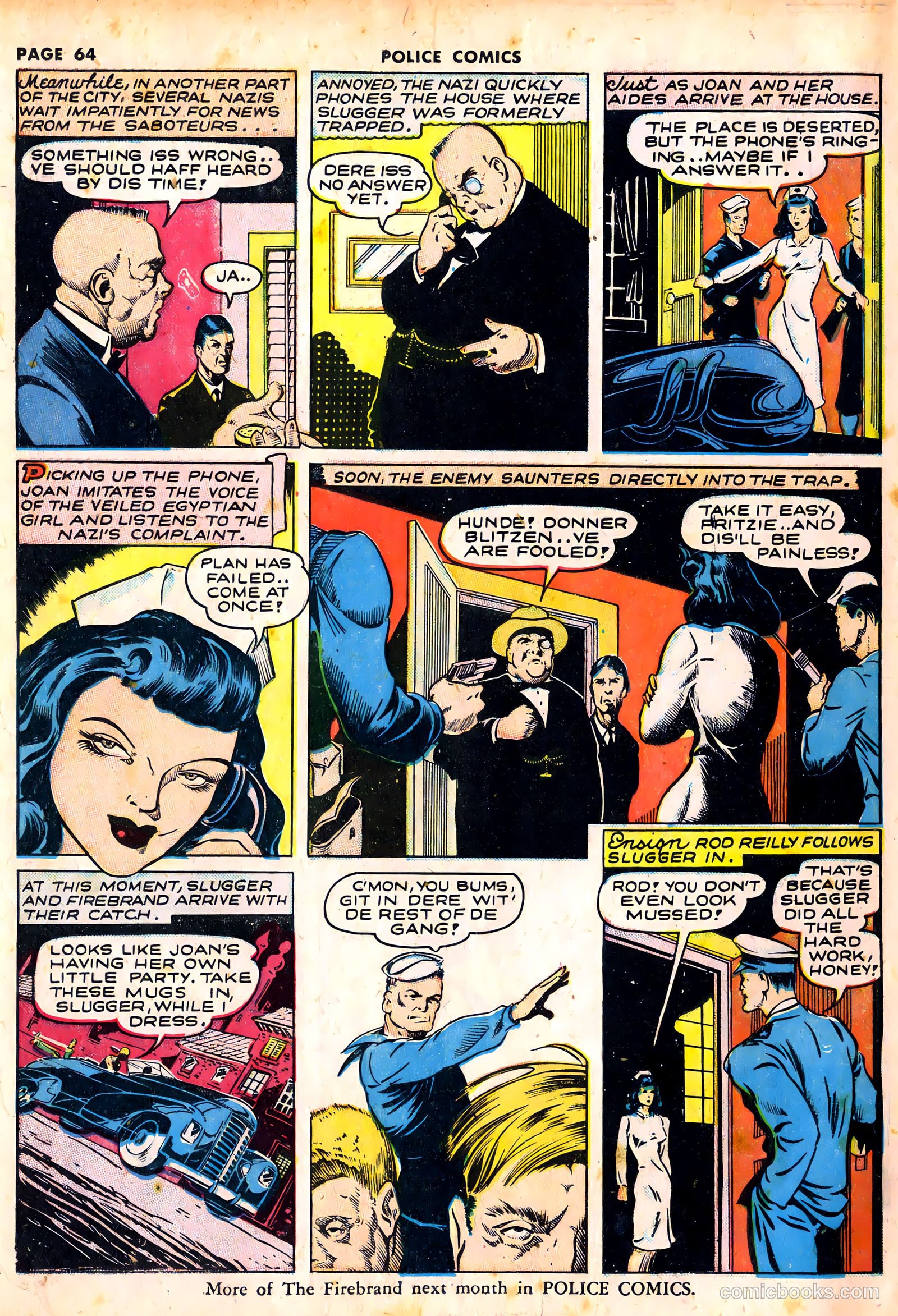 Police Comics #10 — page 66 of 68