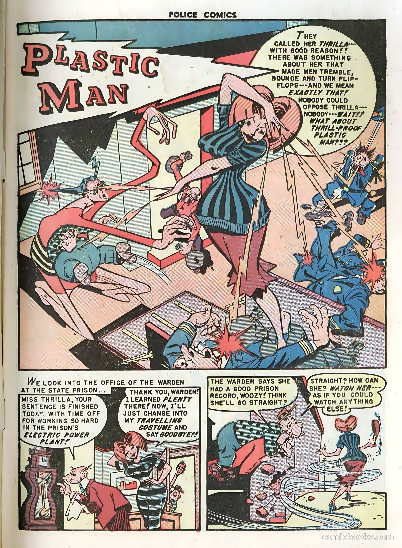 Police Comics #100 — page 3 of 36