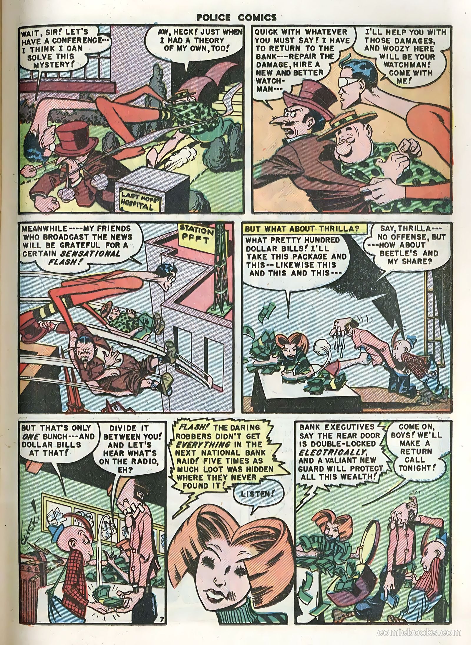 Police Comics #100 — page 9 of 36