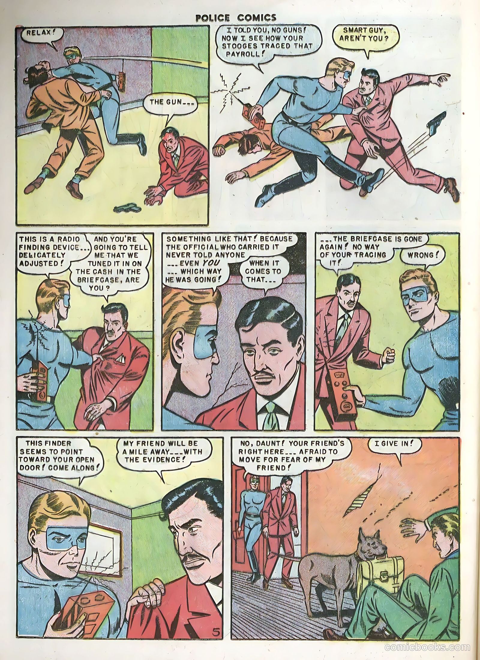 Police Comics #100 — page 32 of 36