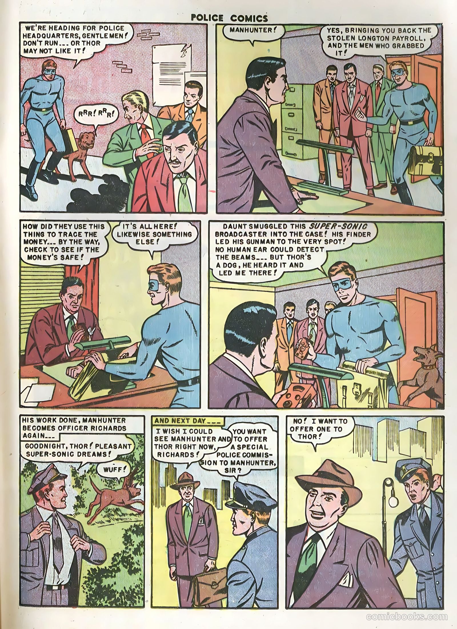 Police Comics #100 — page 33 of 36