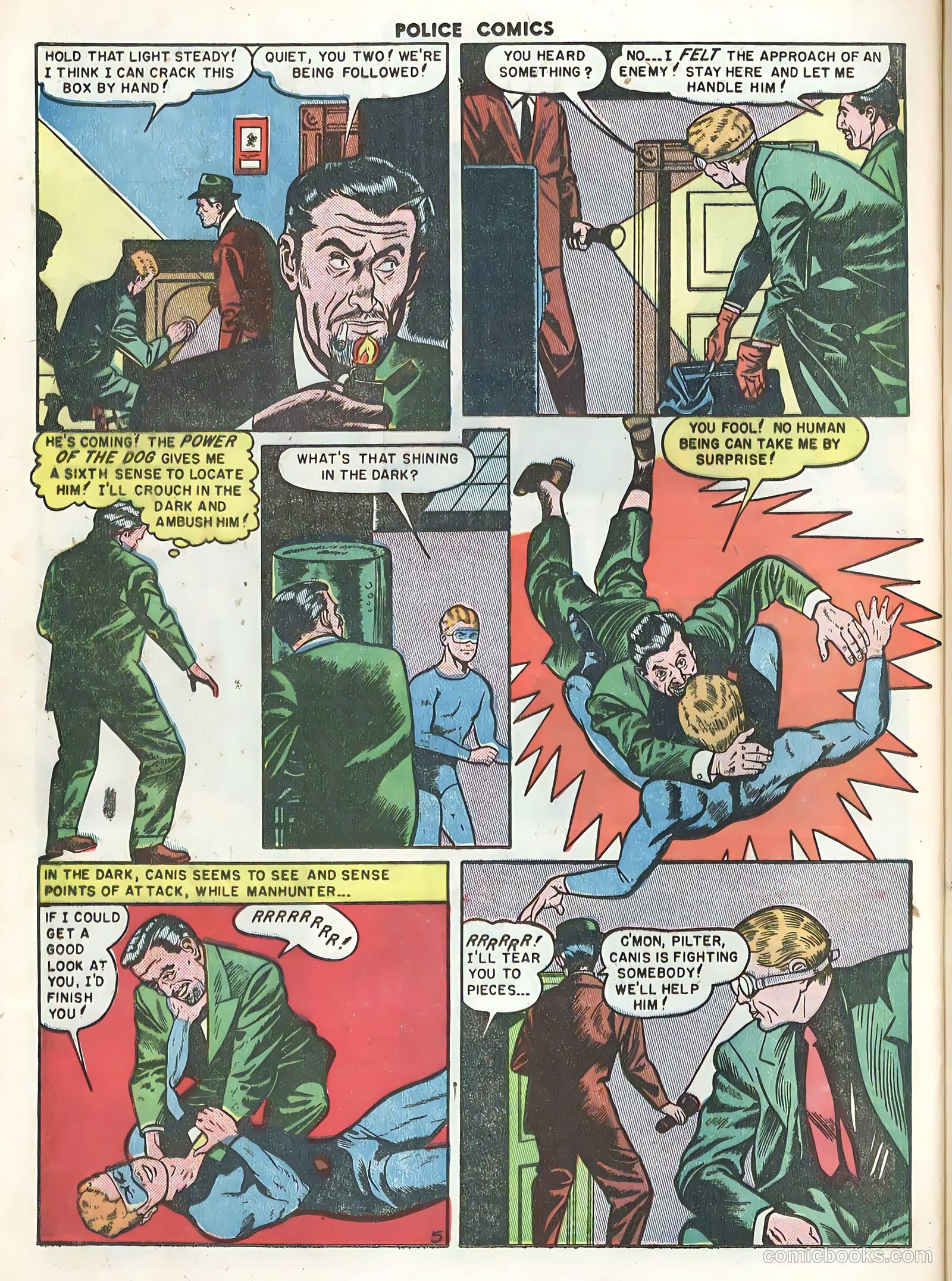Police Comics #101 — page 32 of 36