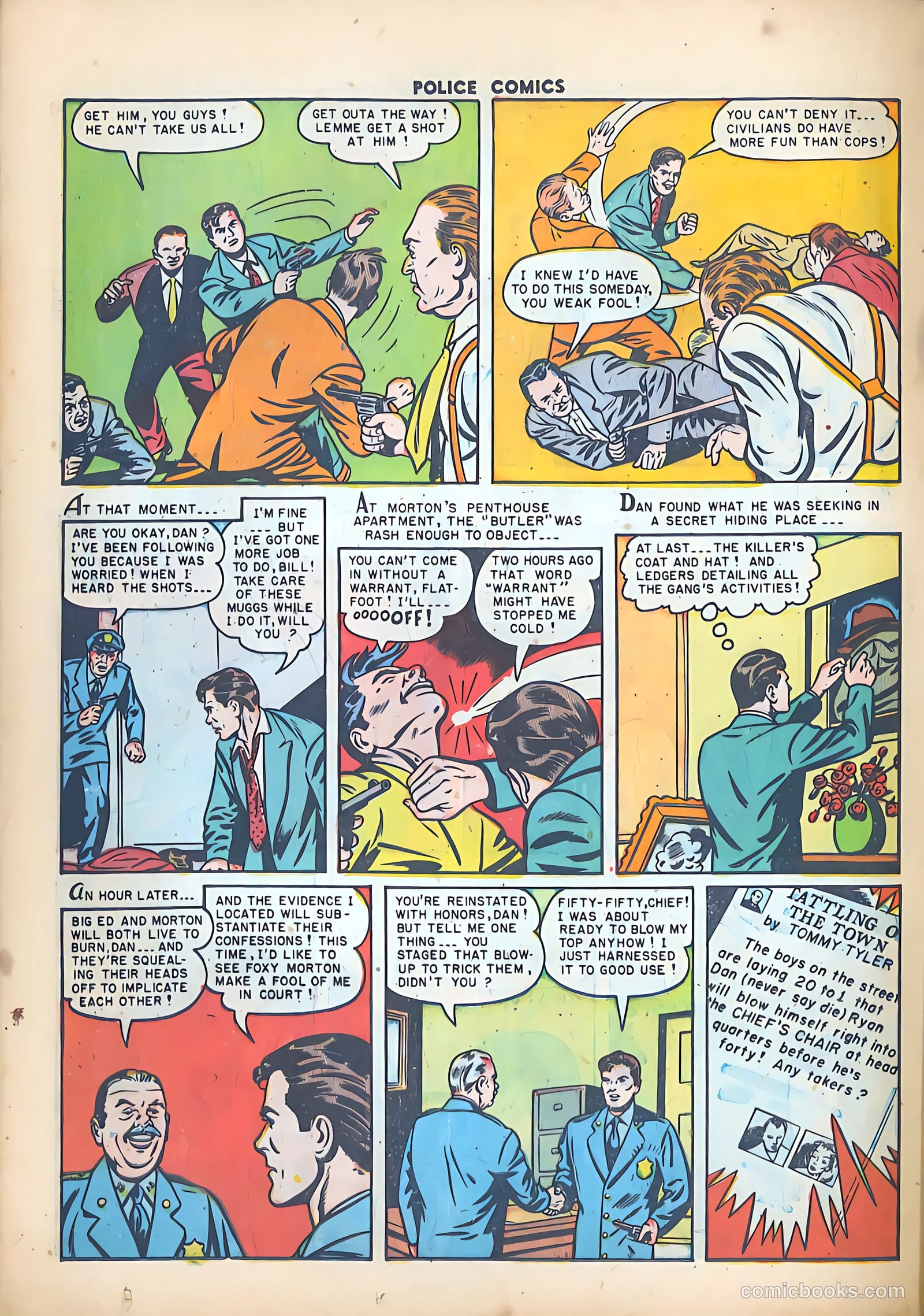 Police Comics #102 — page 32 of 46