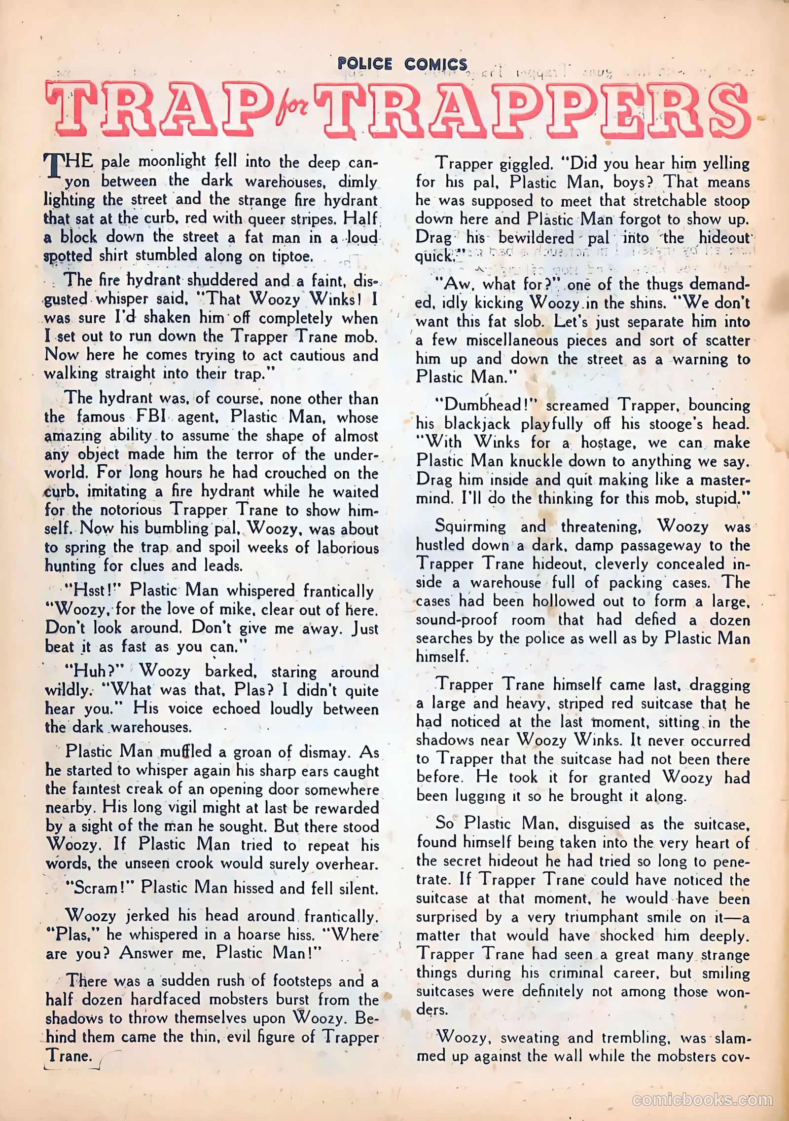 Police Comics #102 — page 36 of 46