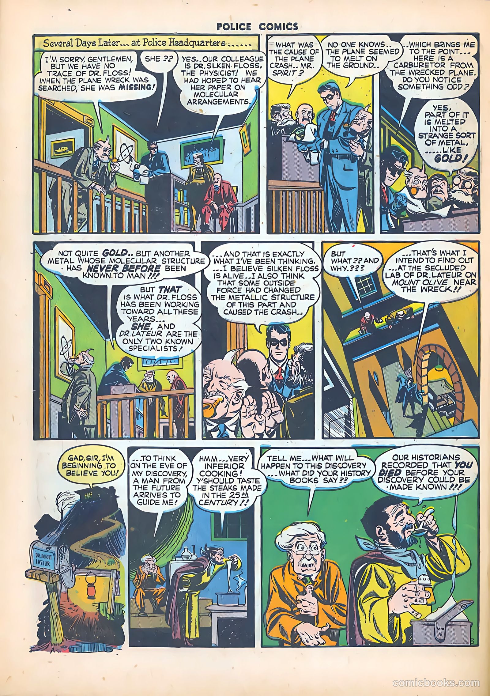 Police Comics #102 — page 40 of 46